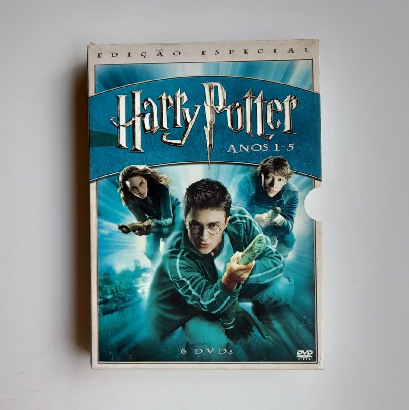 Box DVDs Harry Potter Anos 1-5 (6 DVDs)