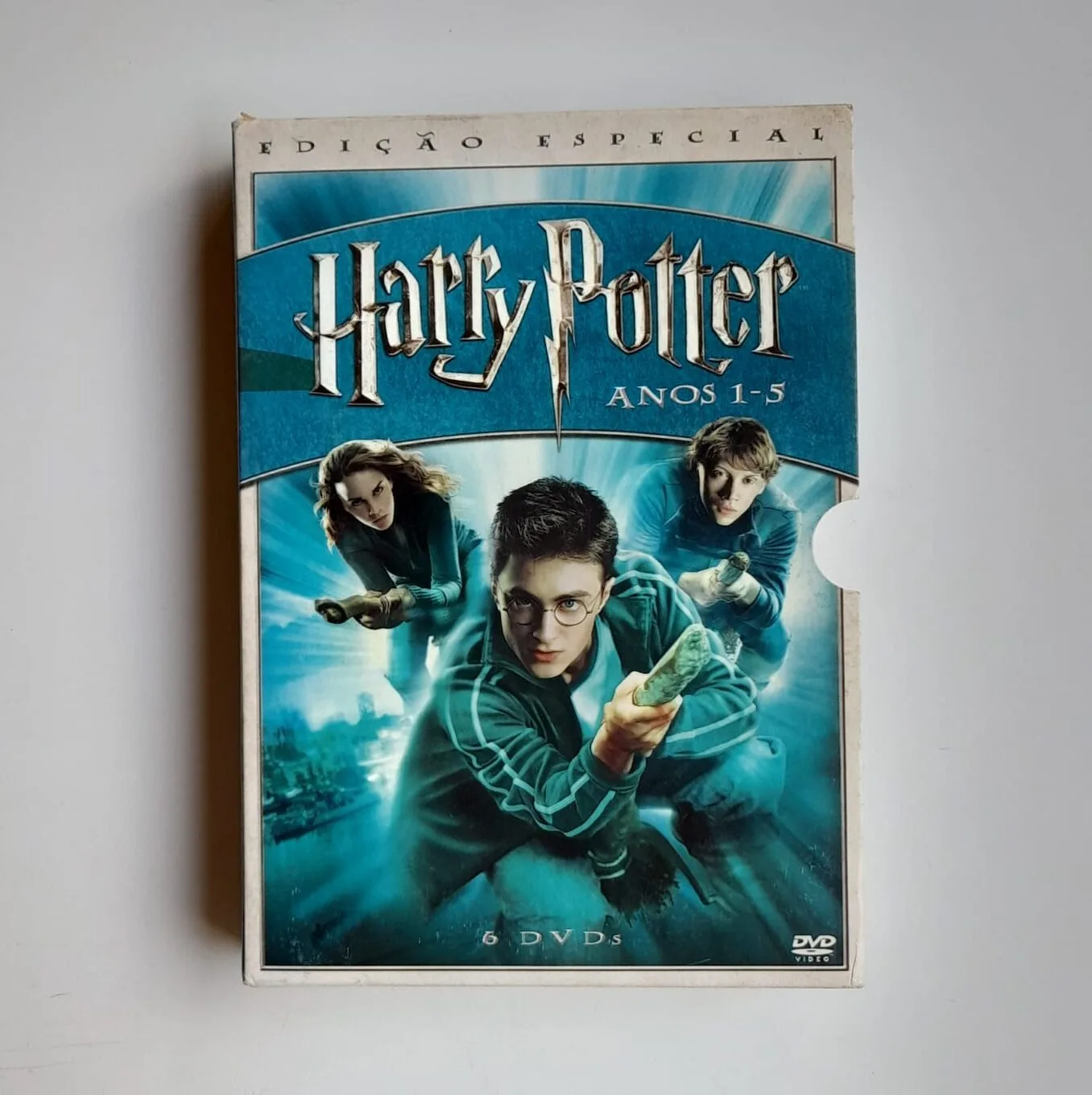 Box DVDs Harry Potter Anos 1-5 (6 DVDs)