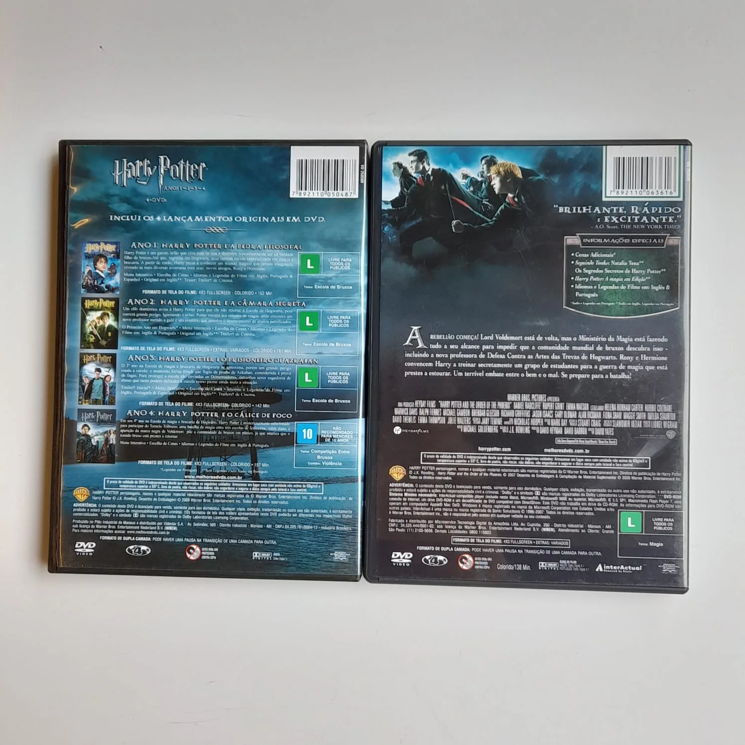 Box DVDs Harry Potter Anos 1-5 (6 DVDs) - Imagem 4