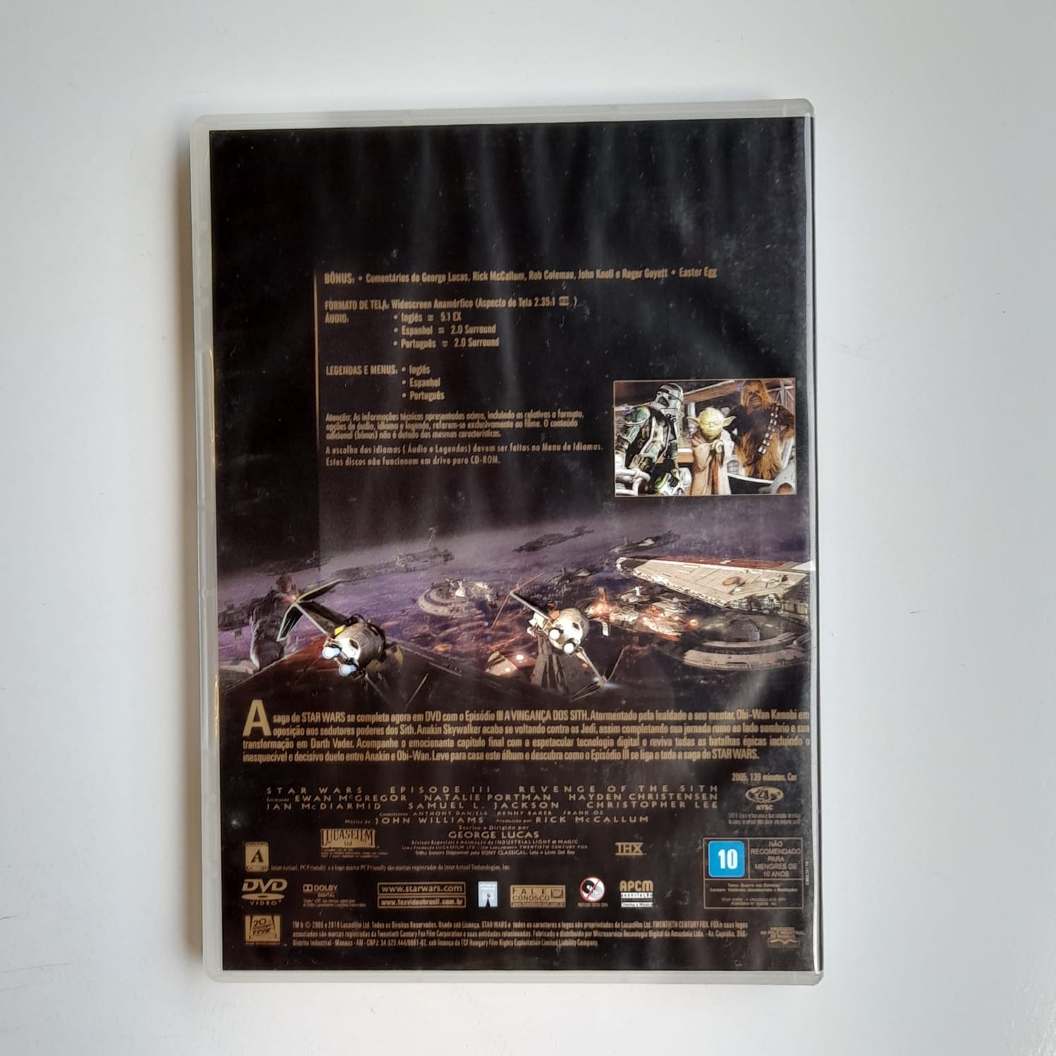 BOX DVD (3 DVDs) Star Wars A Nova Trilogia I, II & III - Imagem 9