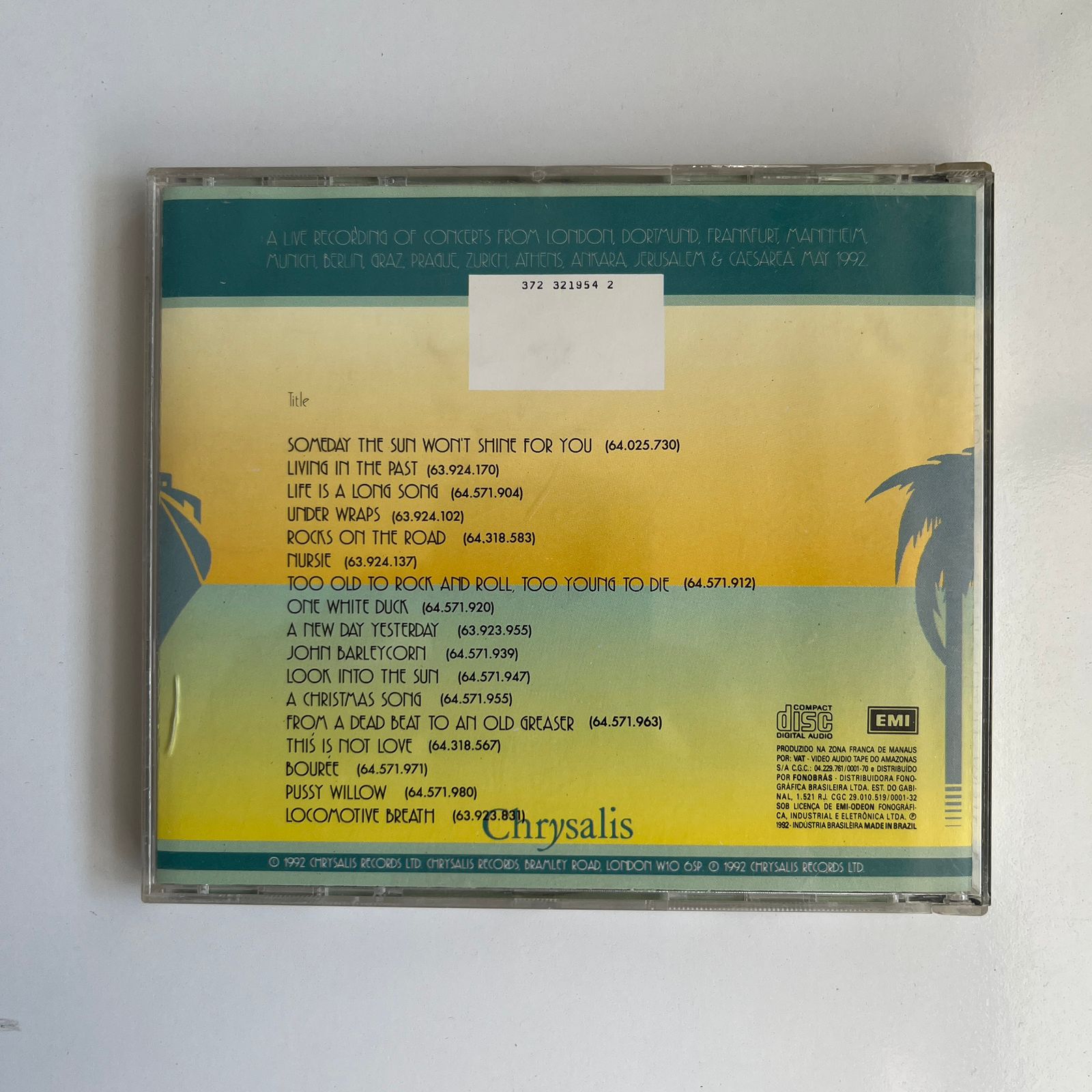 CD Jethro Tull – A Little Light Music - Imagem 2