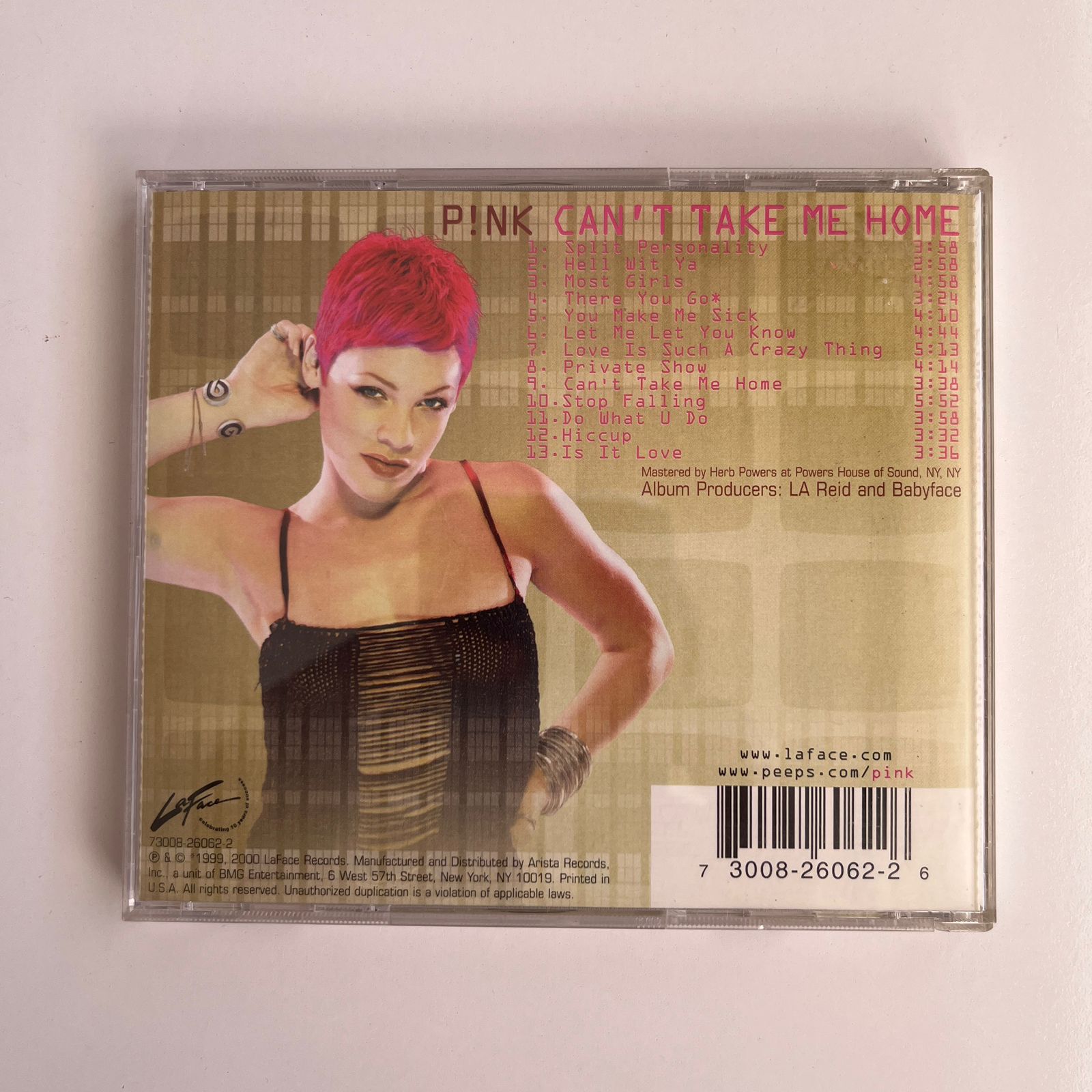 CD P!NK – Can't Take Me Home - Importado - Imagem 2