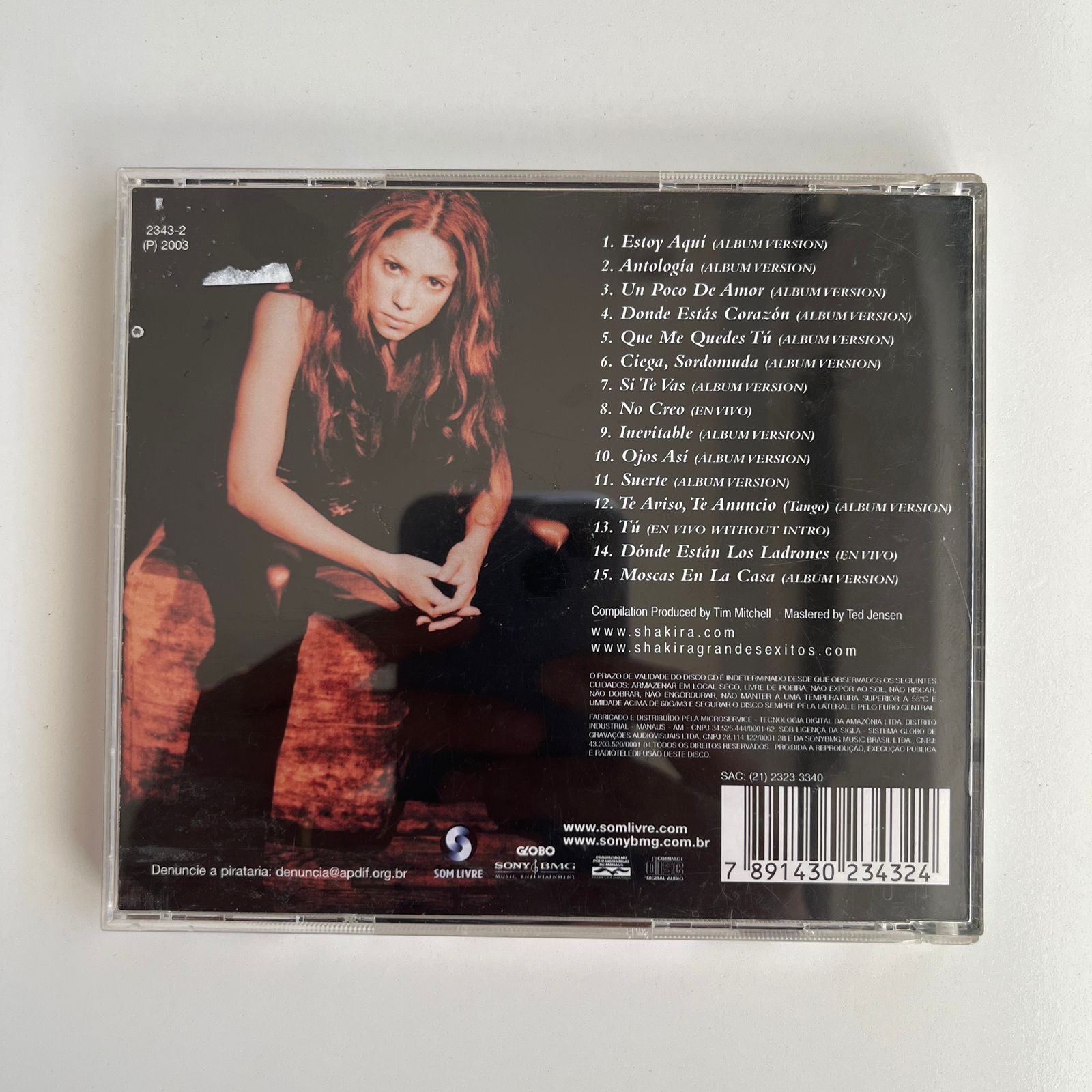 CD Shakira - Greatest Hits - Imagem 2
