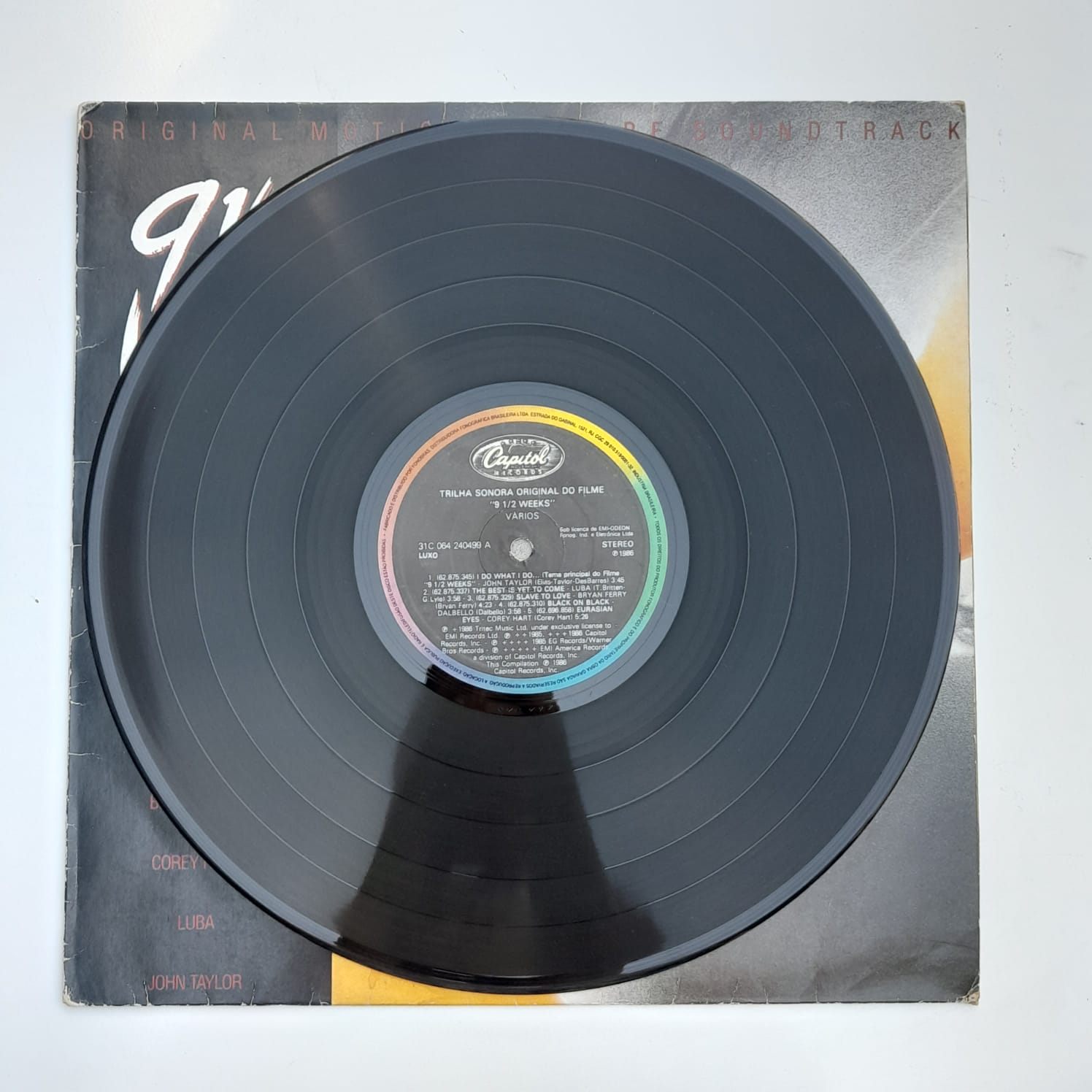 LP 9 1/2 Weeks - Original Motion Picture Soundtrack - Imagem 3