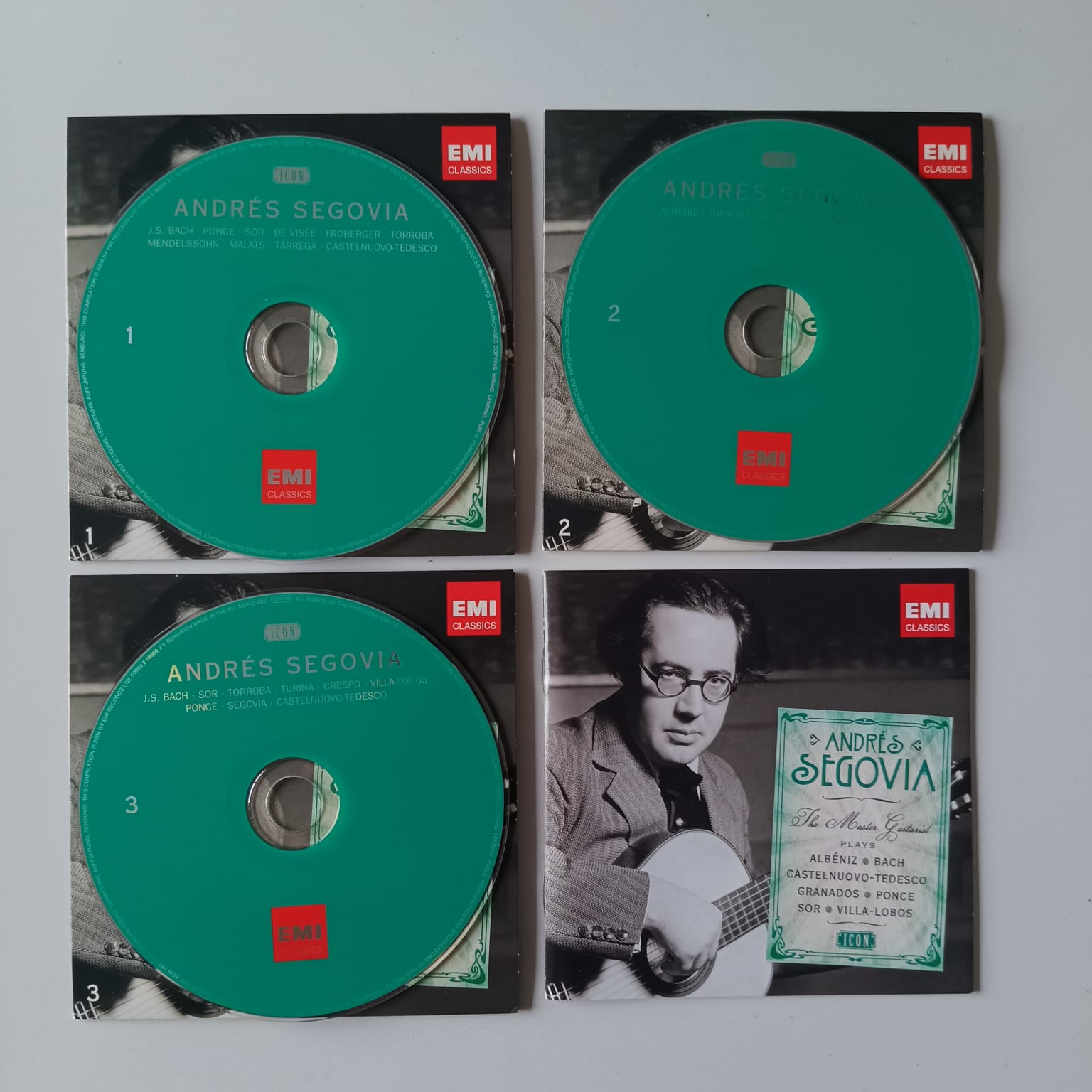 Box CD Andrés Segovia - The Master Guitarist - Reg: Alec Sherman - Importado - 3CDs - Imagem 5