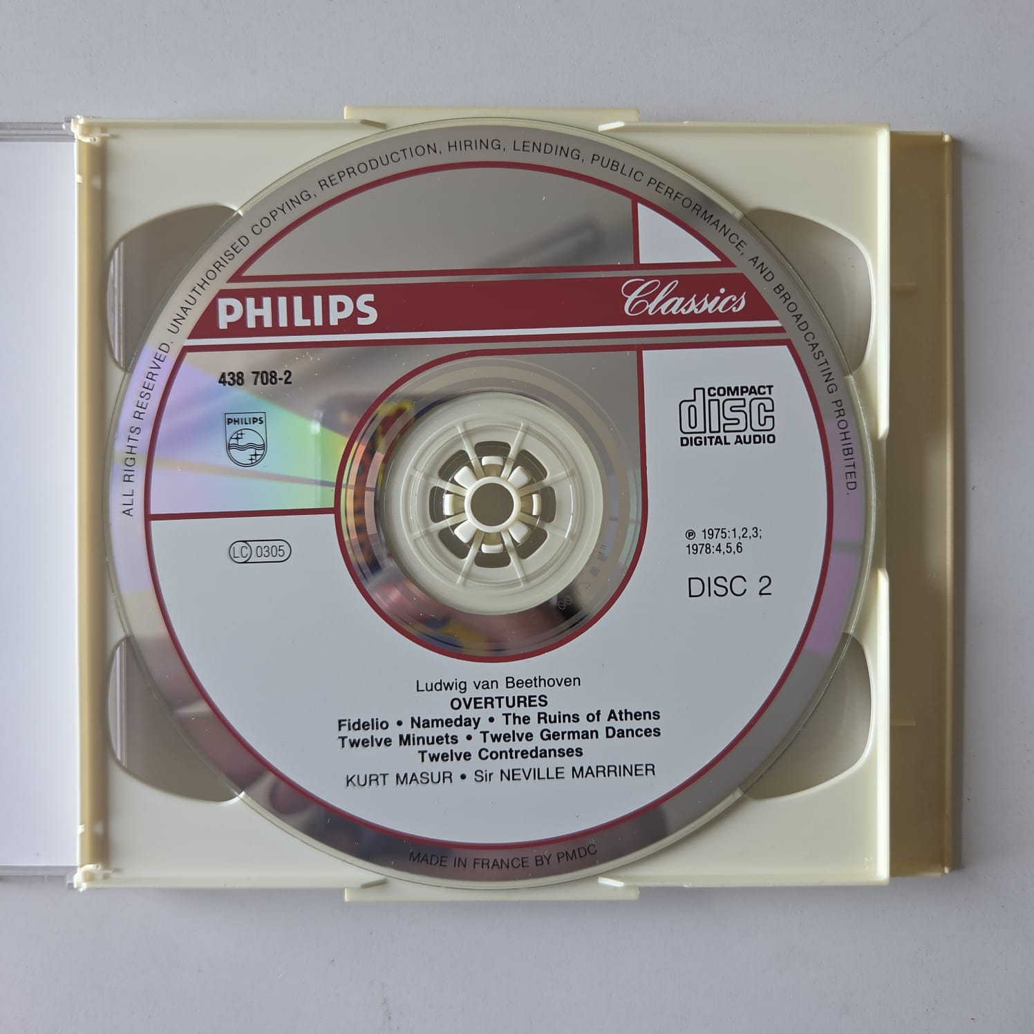 CD Beethoven - Complete Overtures - 12 Minuets - Reg: Sir Nevelle Marriner - Importado Duplo - Imagem 4