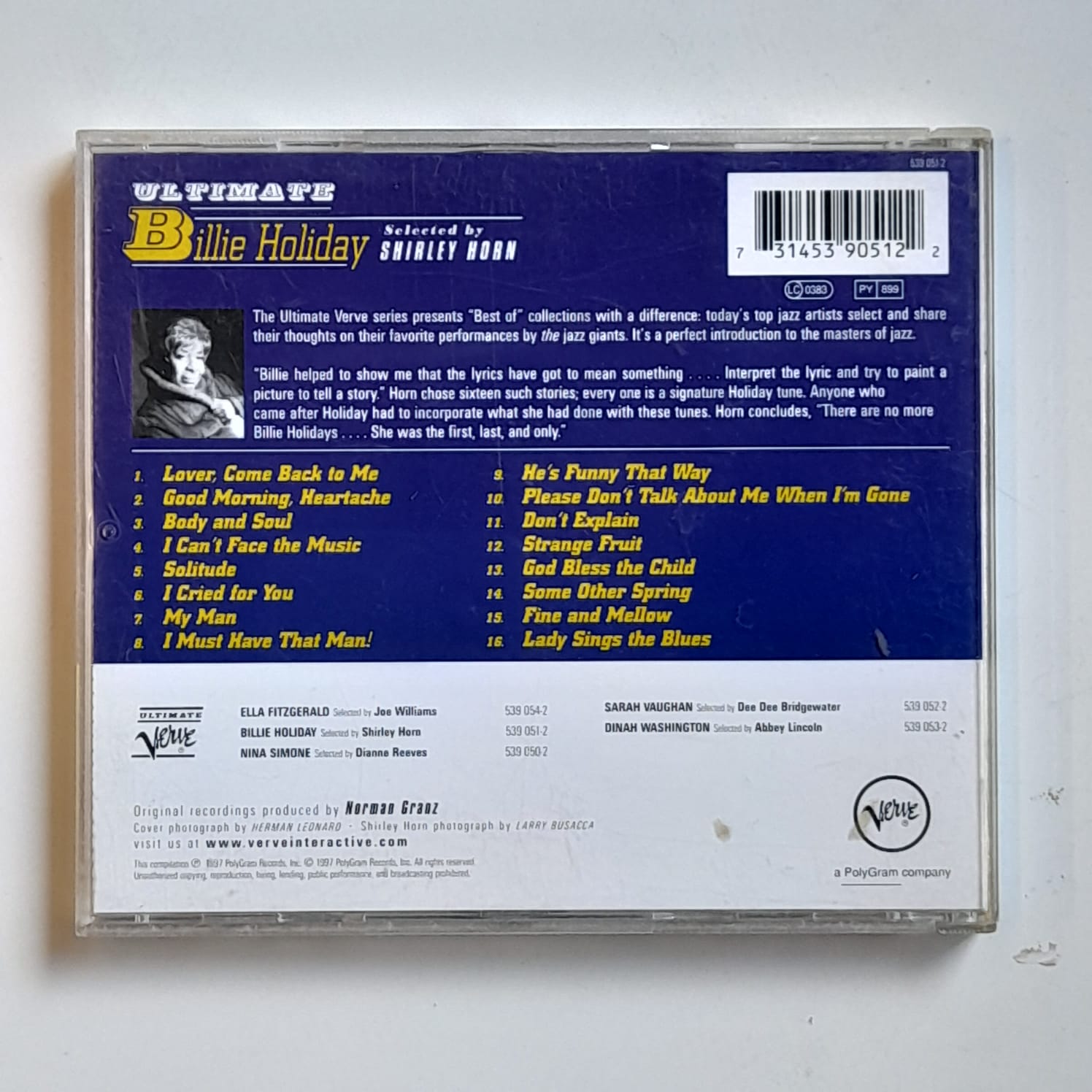 CD Billie Holiday – Ultimate Billie Holiday - Importado - Imagem 2