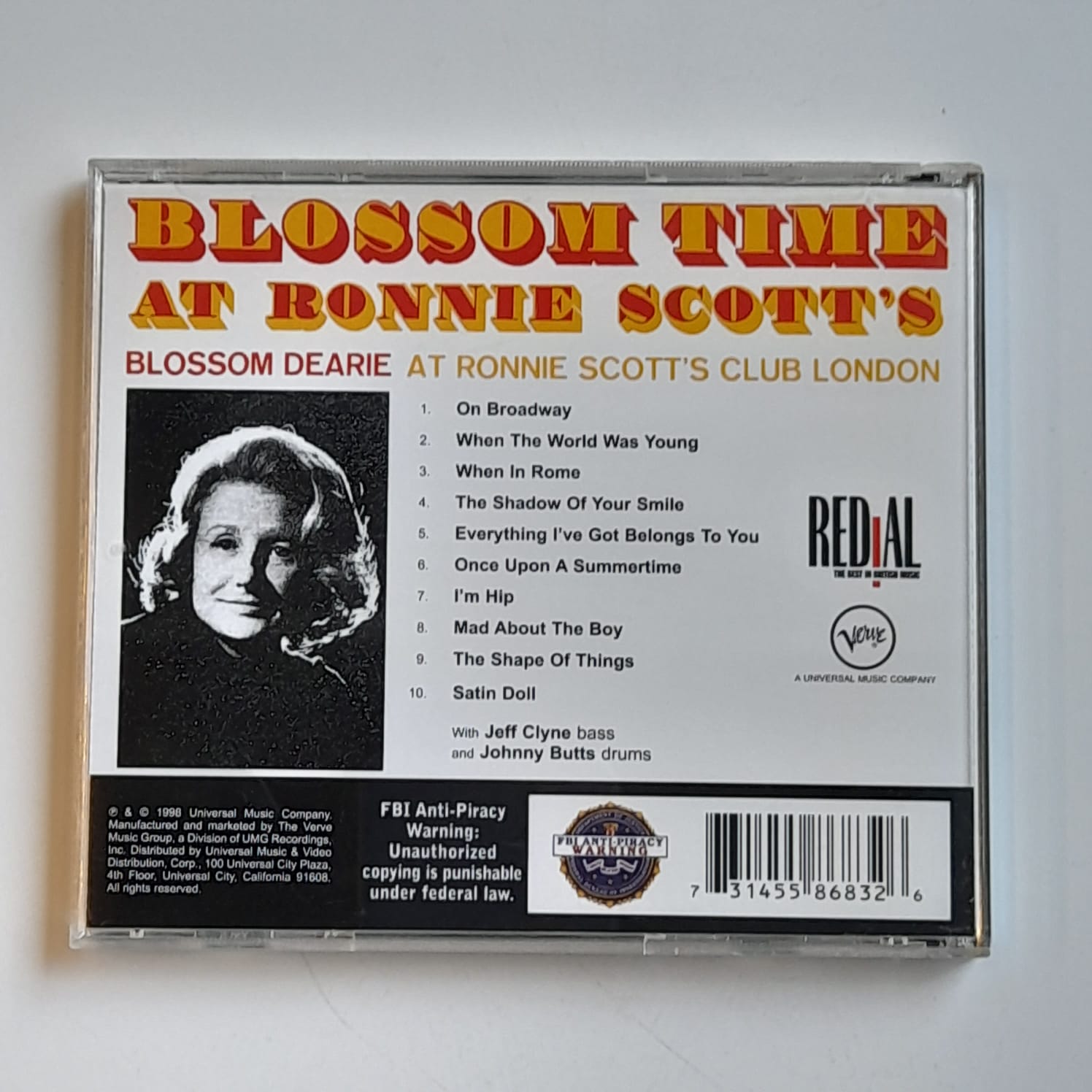 CD Blossom Dearie – Blossom Time At Ronnie Scott's - Importado - Imagem 2