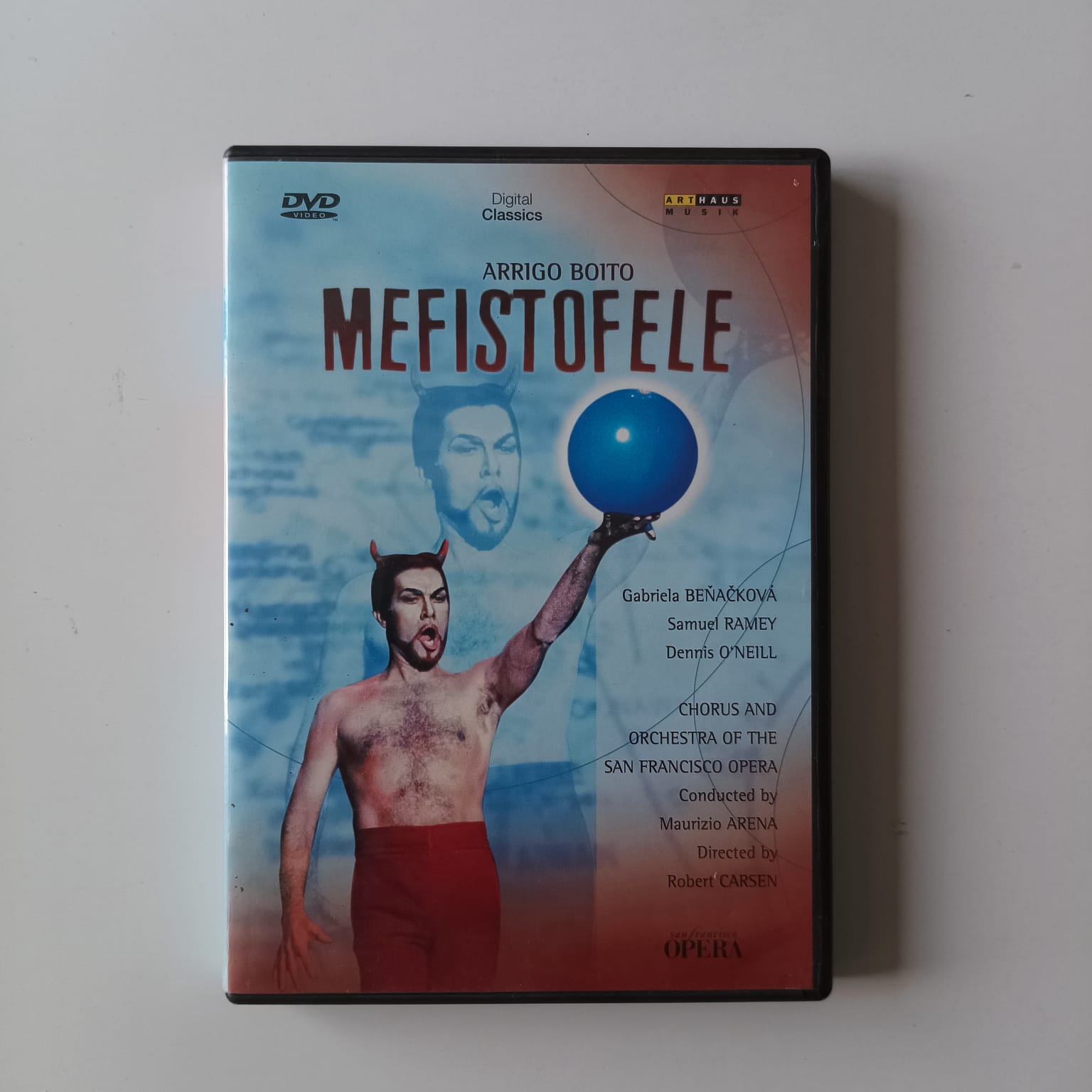 DVD BOITO - MEFISTOFELE - REG: MAURIZIO ARENA - IMPORTADO