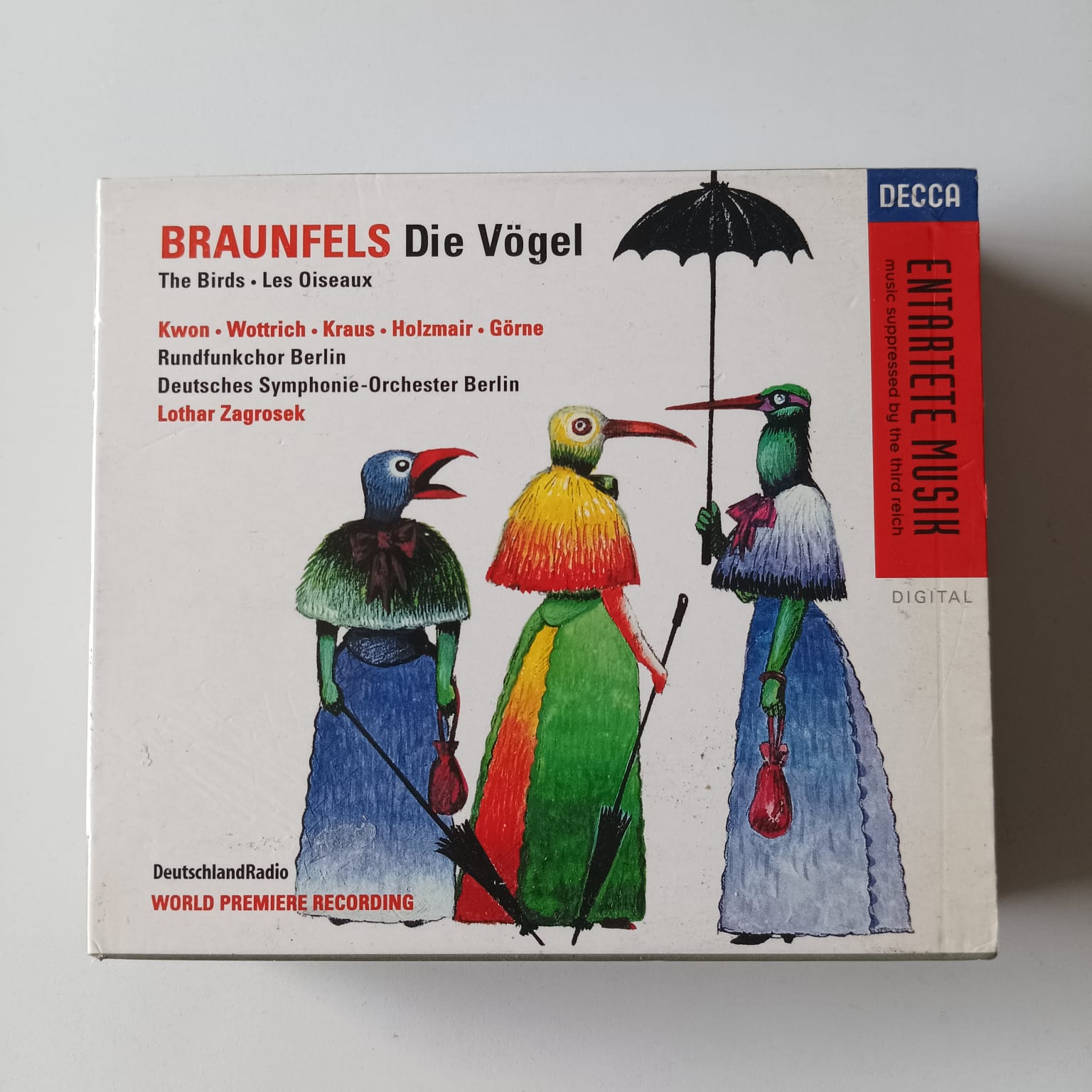 Box CD Braunfels - Die Vögel - Reg: Lothar Zagrosek - Importado - 2 Discs
