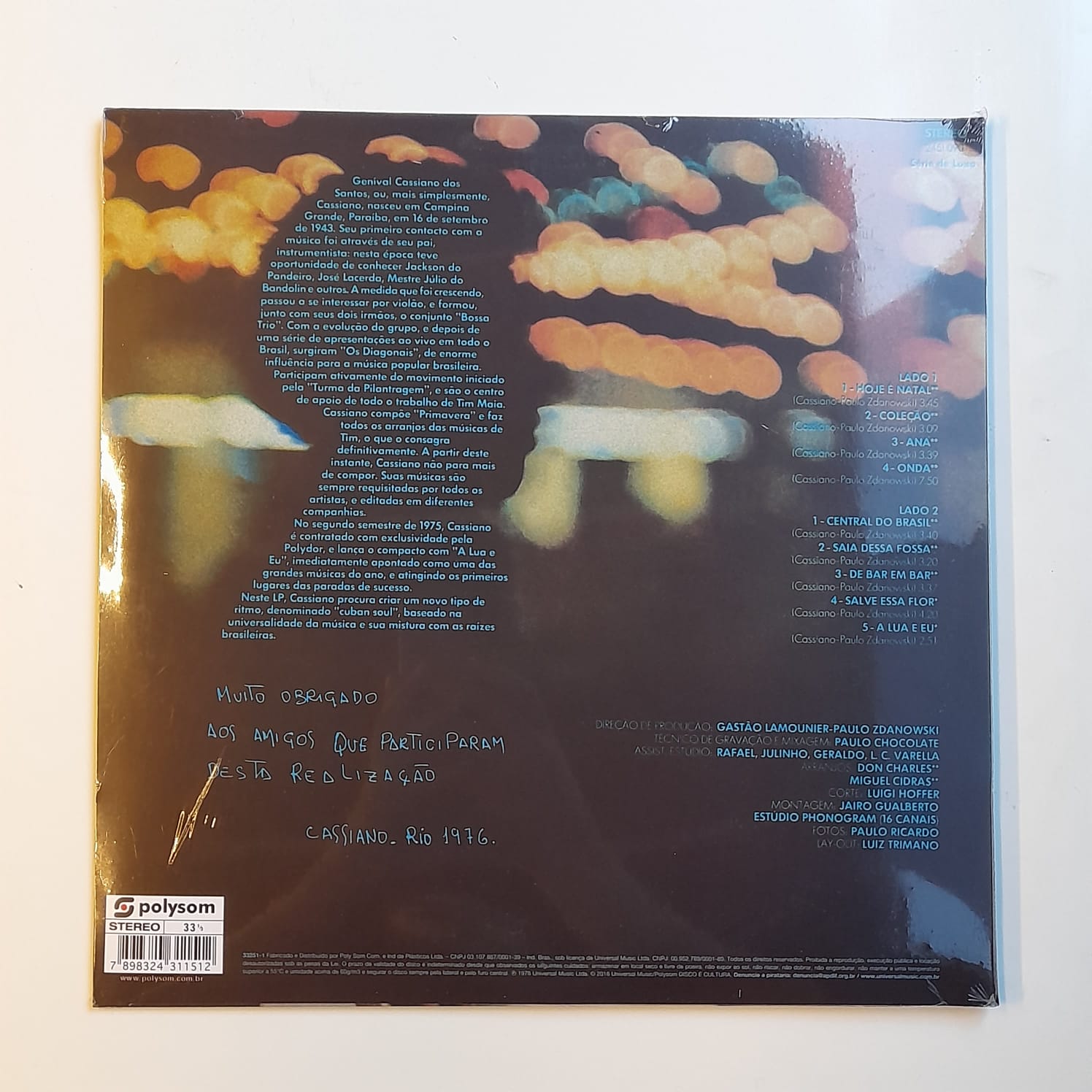 LP Cassiano – Cuban Soul - 18 Kilates - Lacrado - Imagem 2