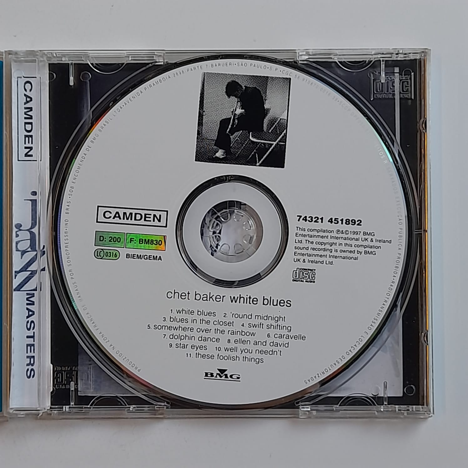 CD Chet Baker – White Blues - Imagem 3