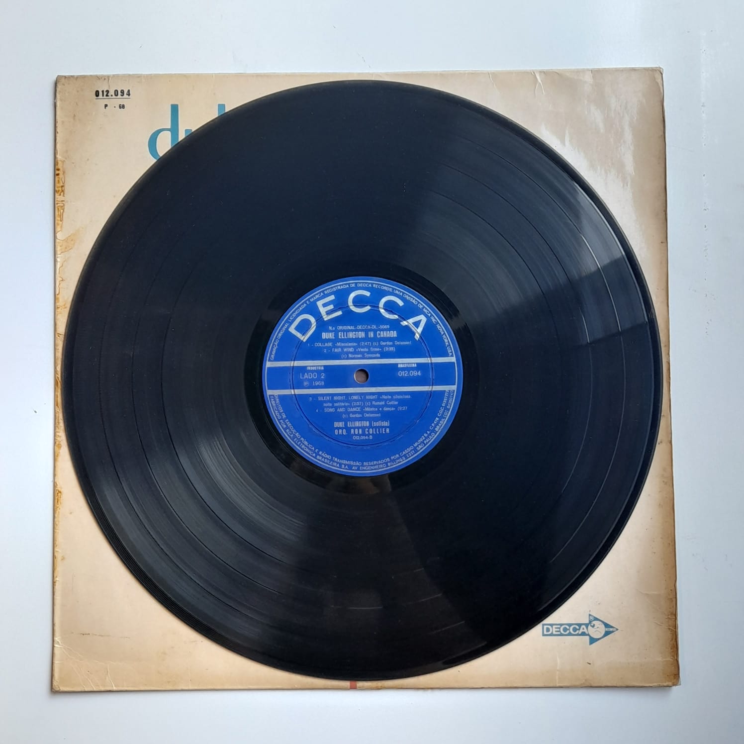 LP Duke Ellington – "North Of The Border" In Canada - Imagem 4