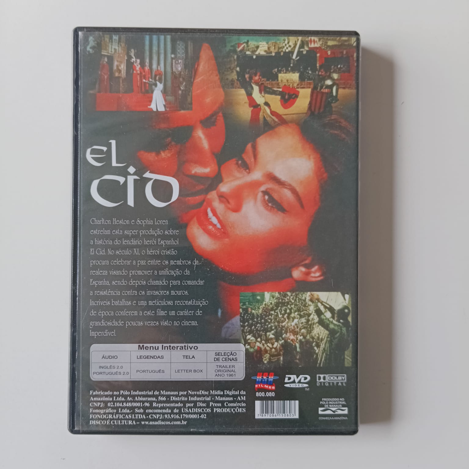 DVD El Cid - Imagem 2