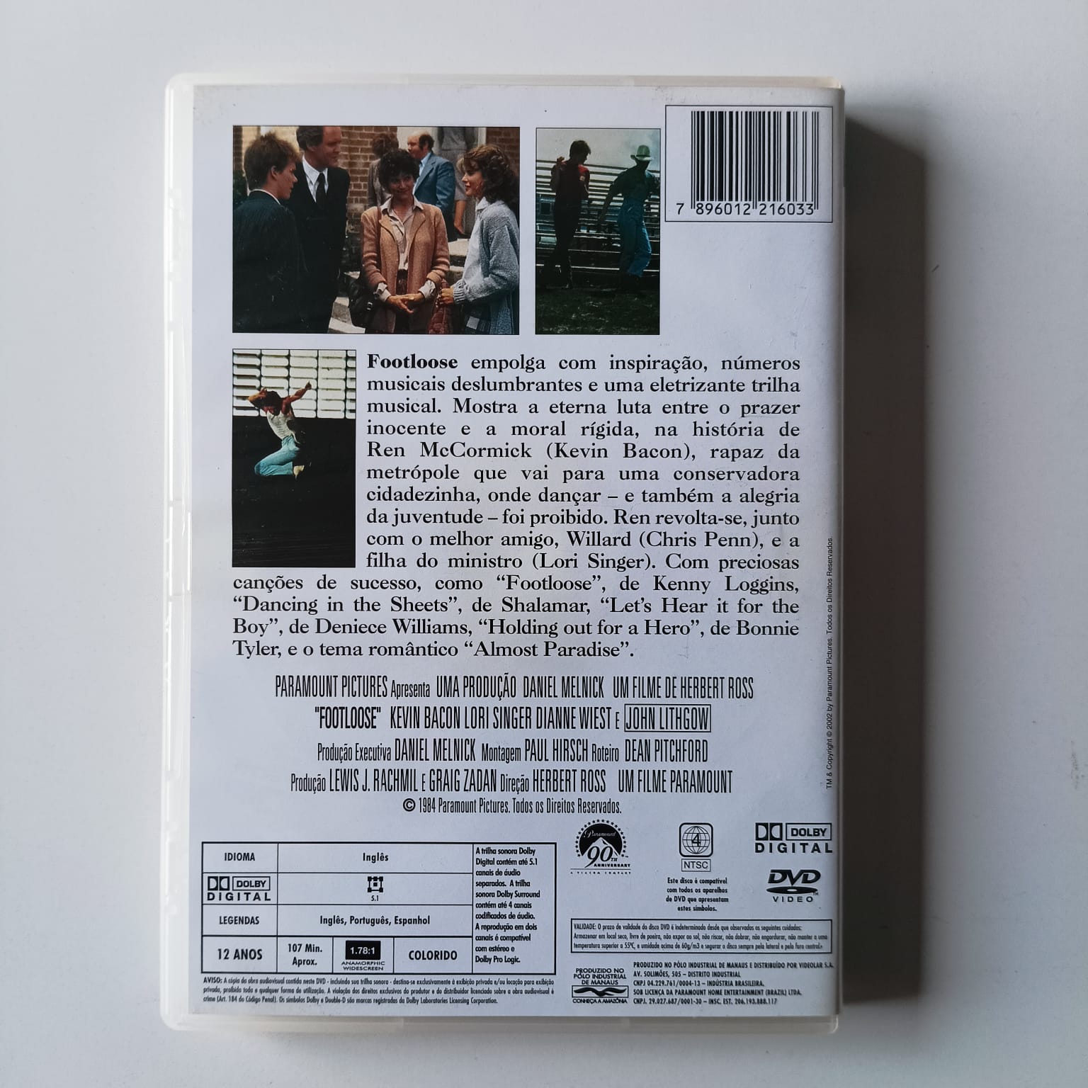 DVD Footloose - Ritmo Louco - Imagem 2