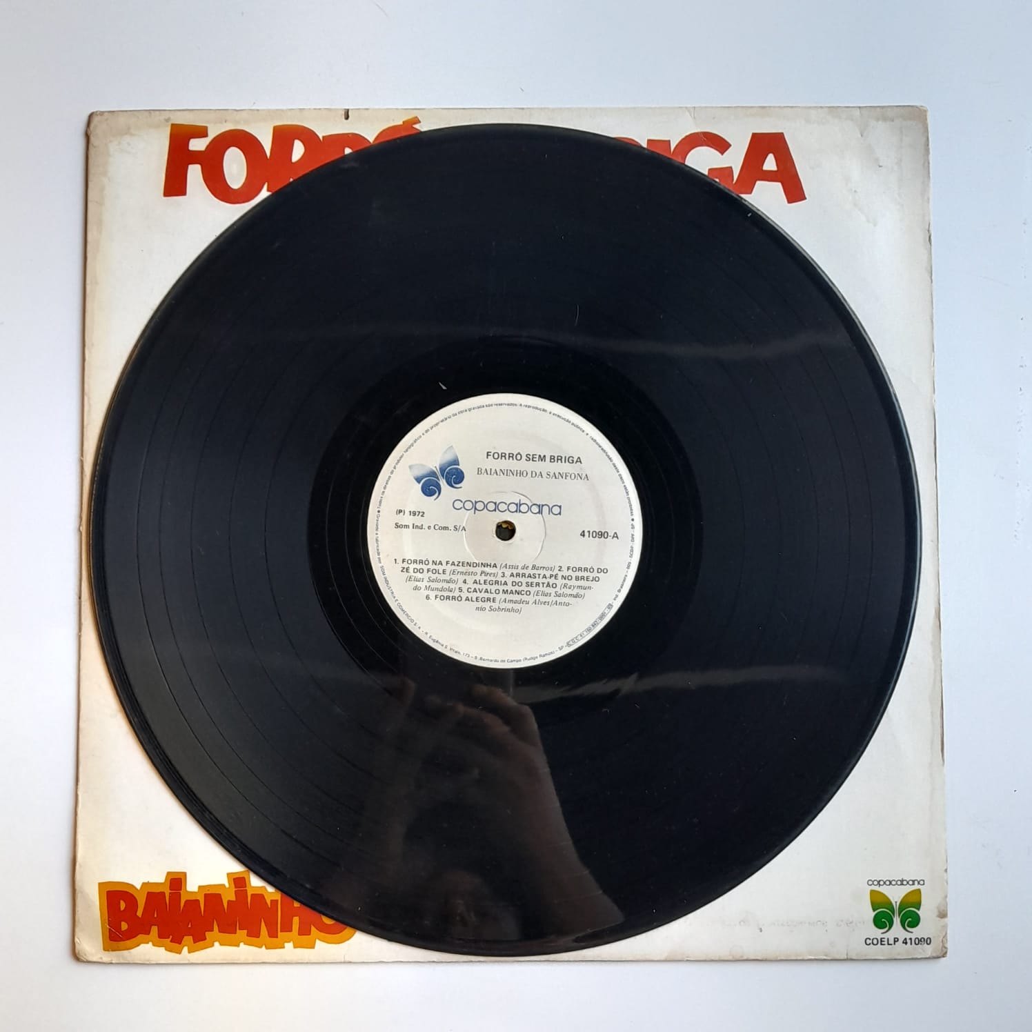 LP Baianinho Da Sanfona – Forró Sem Briga - Imagem 3