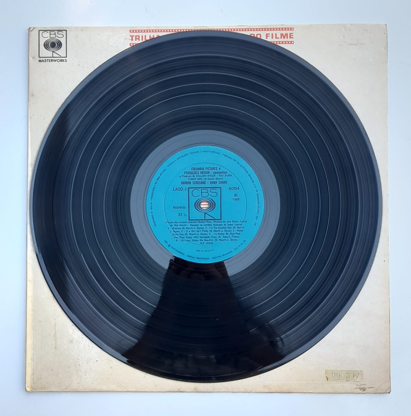 LP Barbra Streisand, Omar Sharif - Funny Girl (Trilha Sonora) - Imagem 4