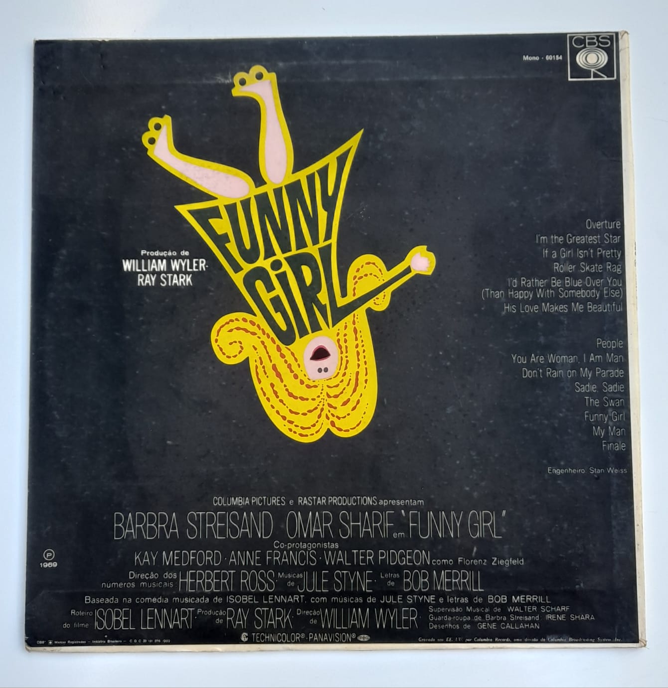 LP Barbra Streisand, Omar Sharif - Funny Girl (Trilha Sonora) - Imagem 2