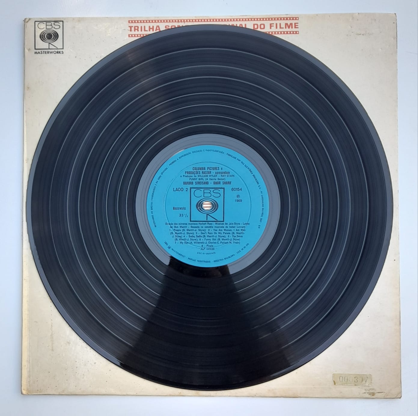 LP Barbra Streisand, Omar Sharif - Funny Girl (Trilha Sonora) - Imagem 3