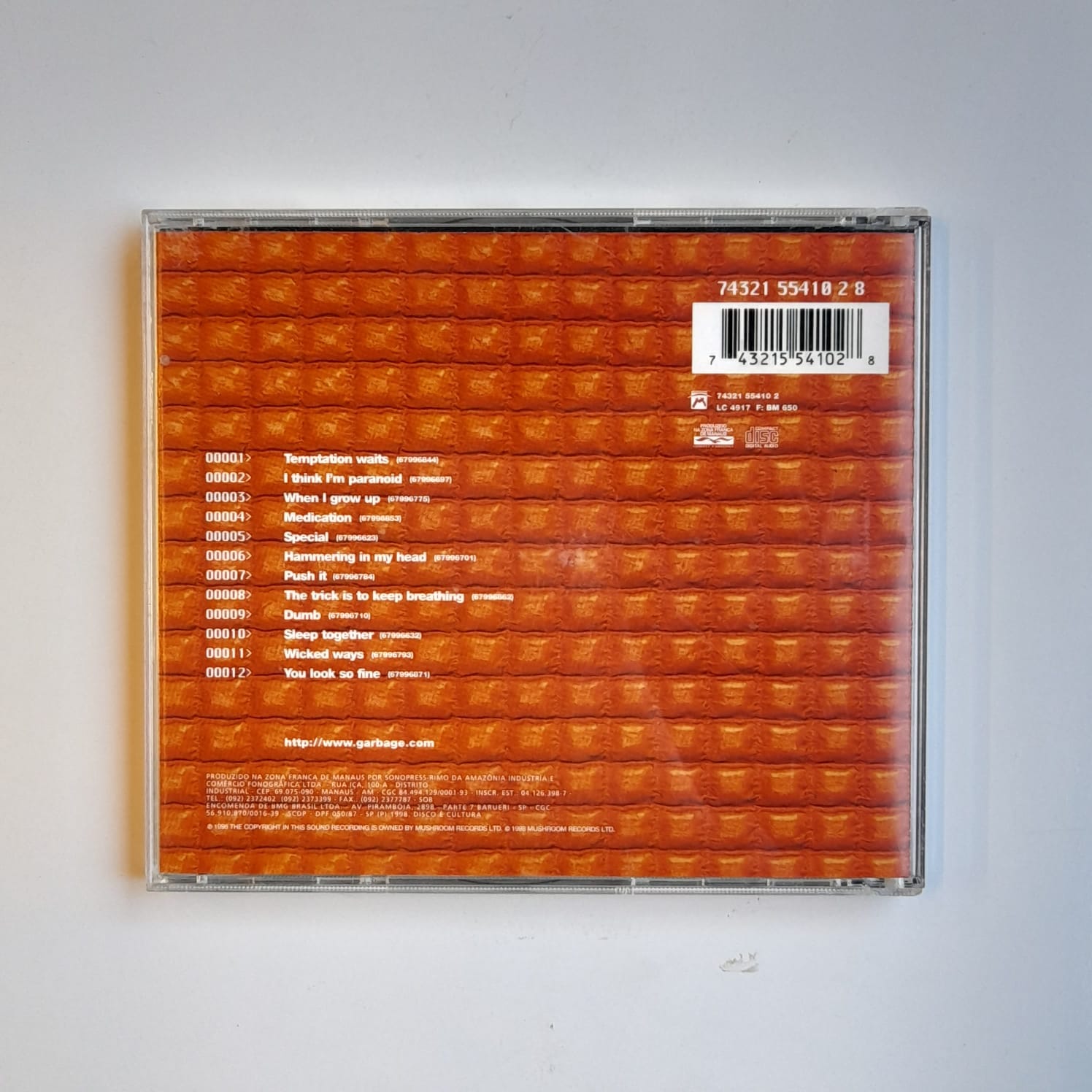 CD Garbage – Version 2.0 - Imagem 2
