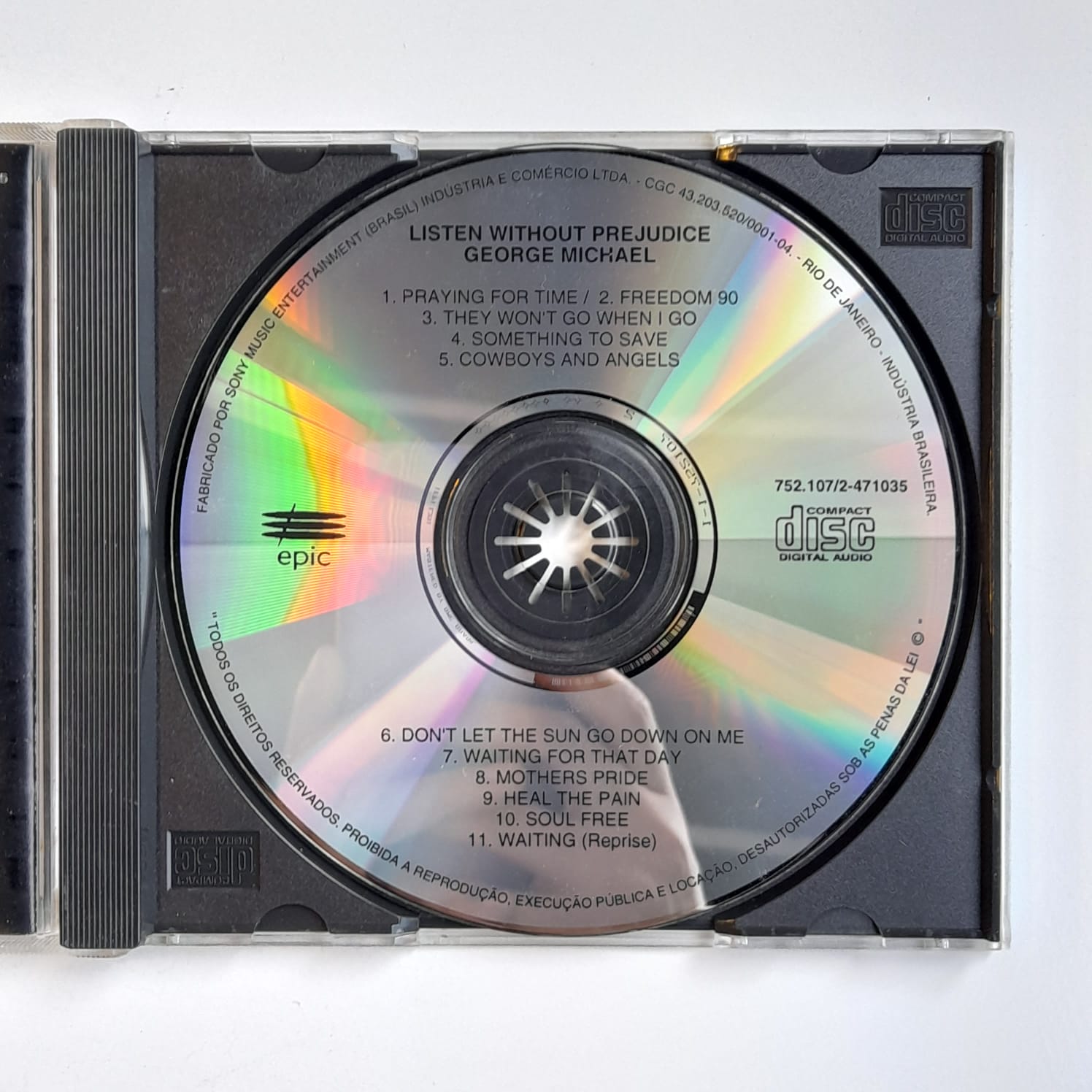 CD George Michael – Listen Without Prejudice Vol 1 - Imagem 3