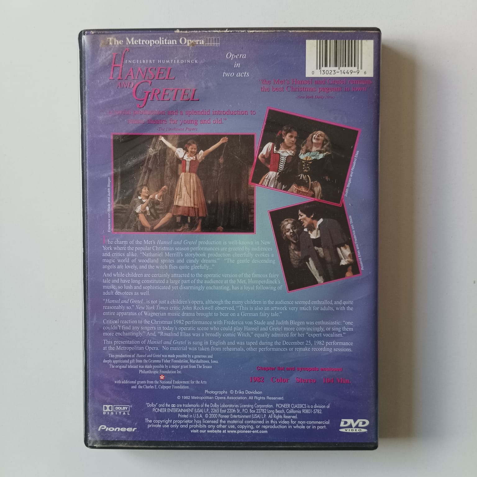 DVD Humperdinck - Hansel and Gretel - Reg: Thomas Fulton - Importado - Imagem 2