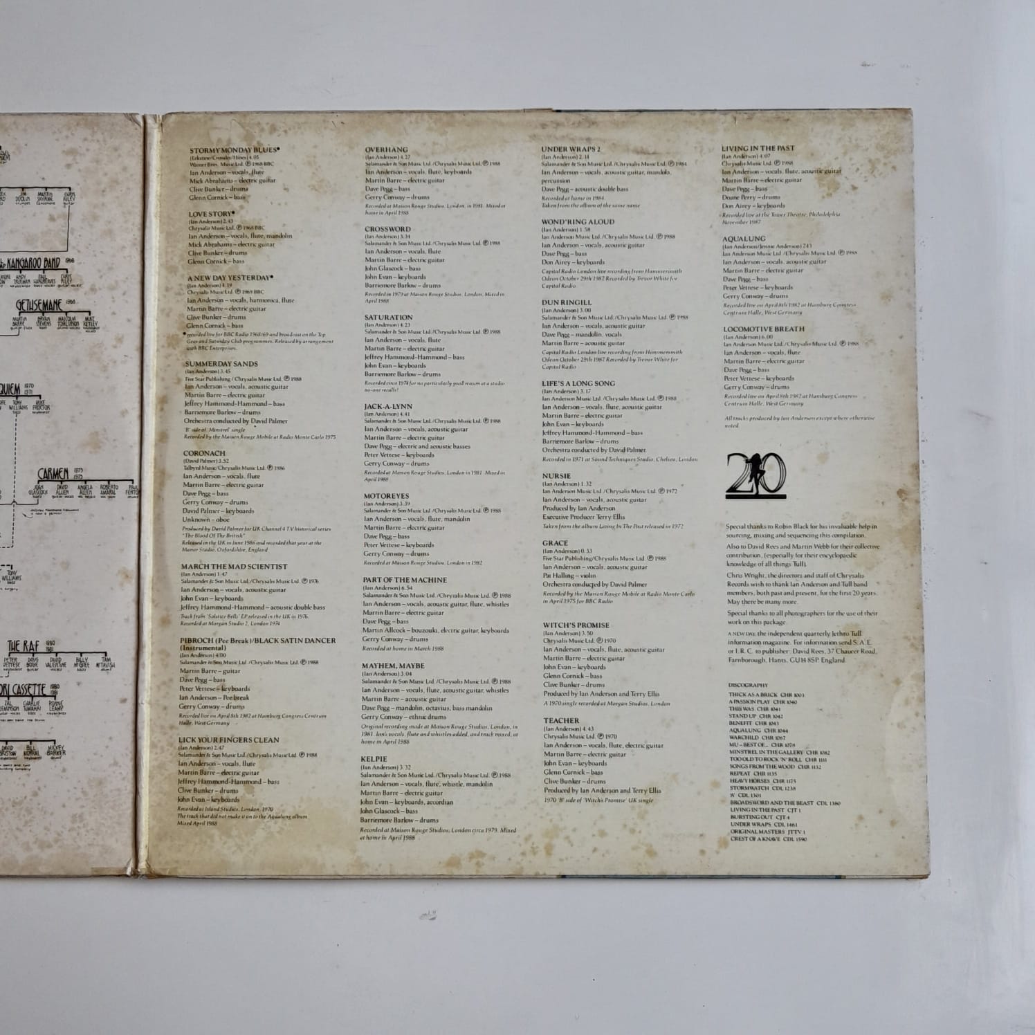 LP Jethro Tull – 20 Years Of Jethro Tull - Duplo - Imagem 4