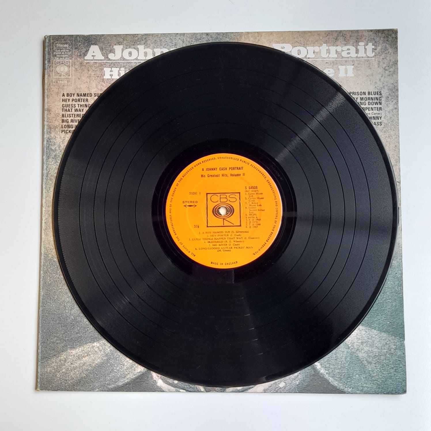 LP Johnny Cash – A Johnny Cash Portrait (His Greatest Hits, Volume II) - Importado - Imagem 4