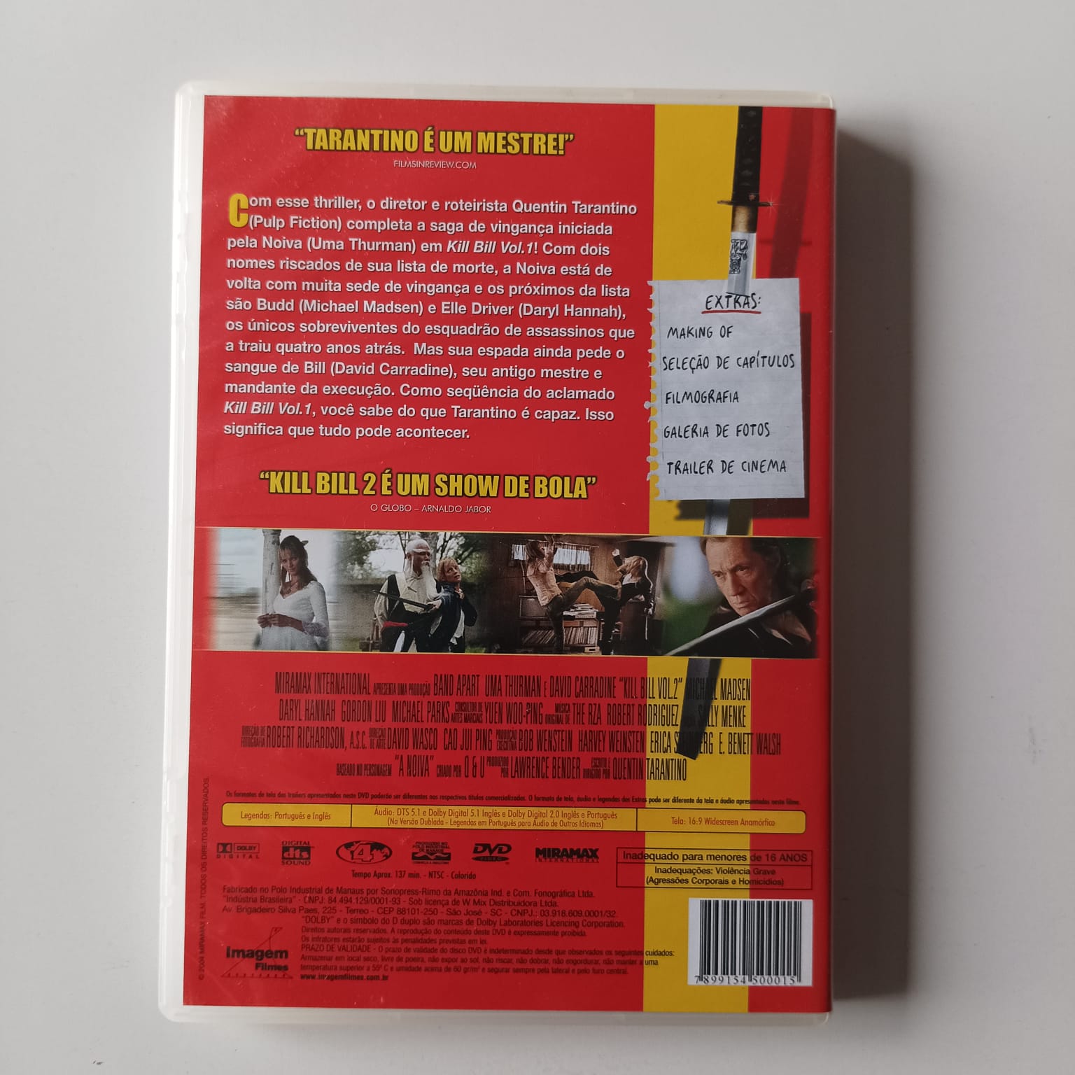 DVD Kill Bill - Volume 2 (Tarantino) - Imagem 2