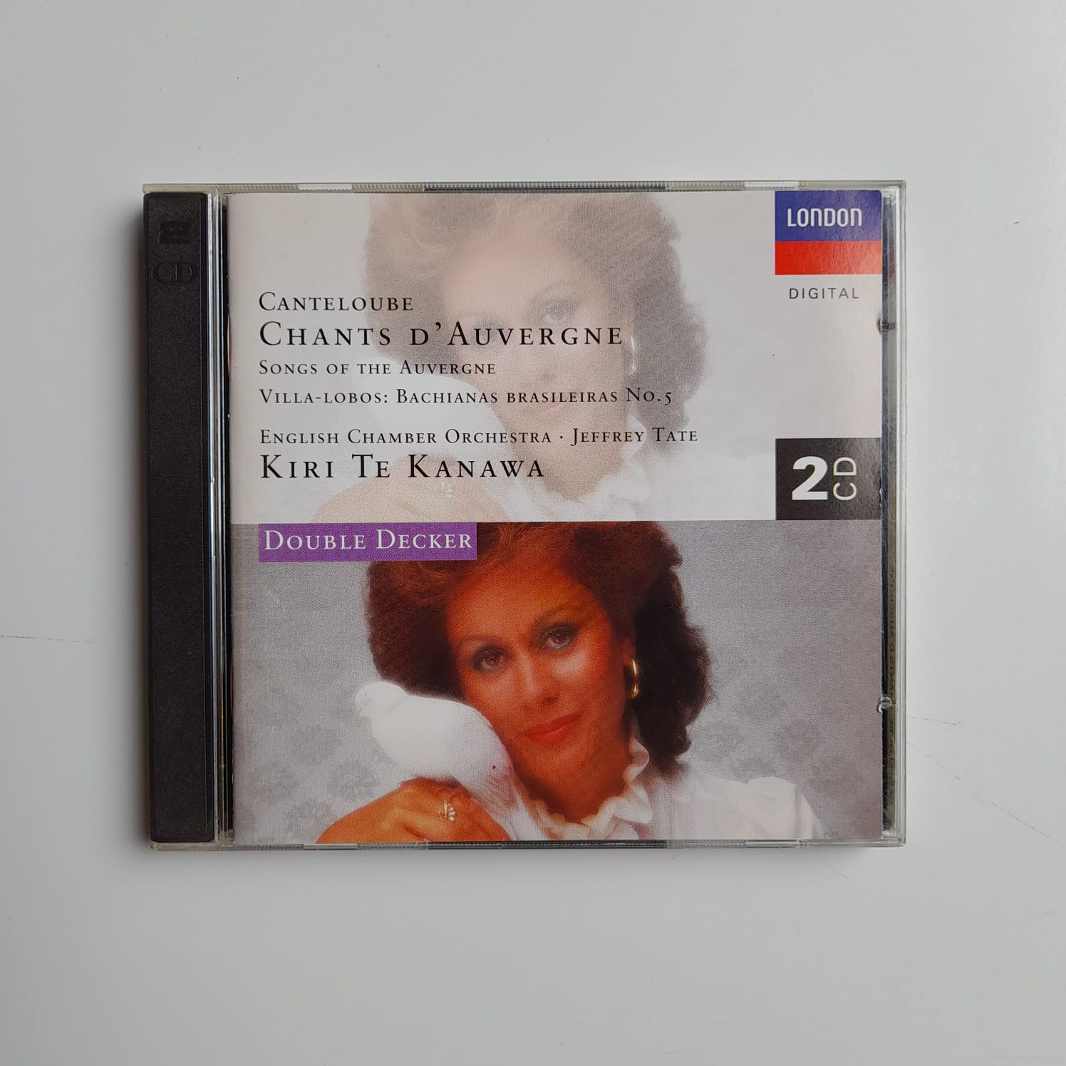 CD Kiri Te Kanawa - Canteloube - Chants D'Auvergne + Villa-Lobos - Bachianas No5 - Importado Duplo