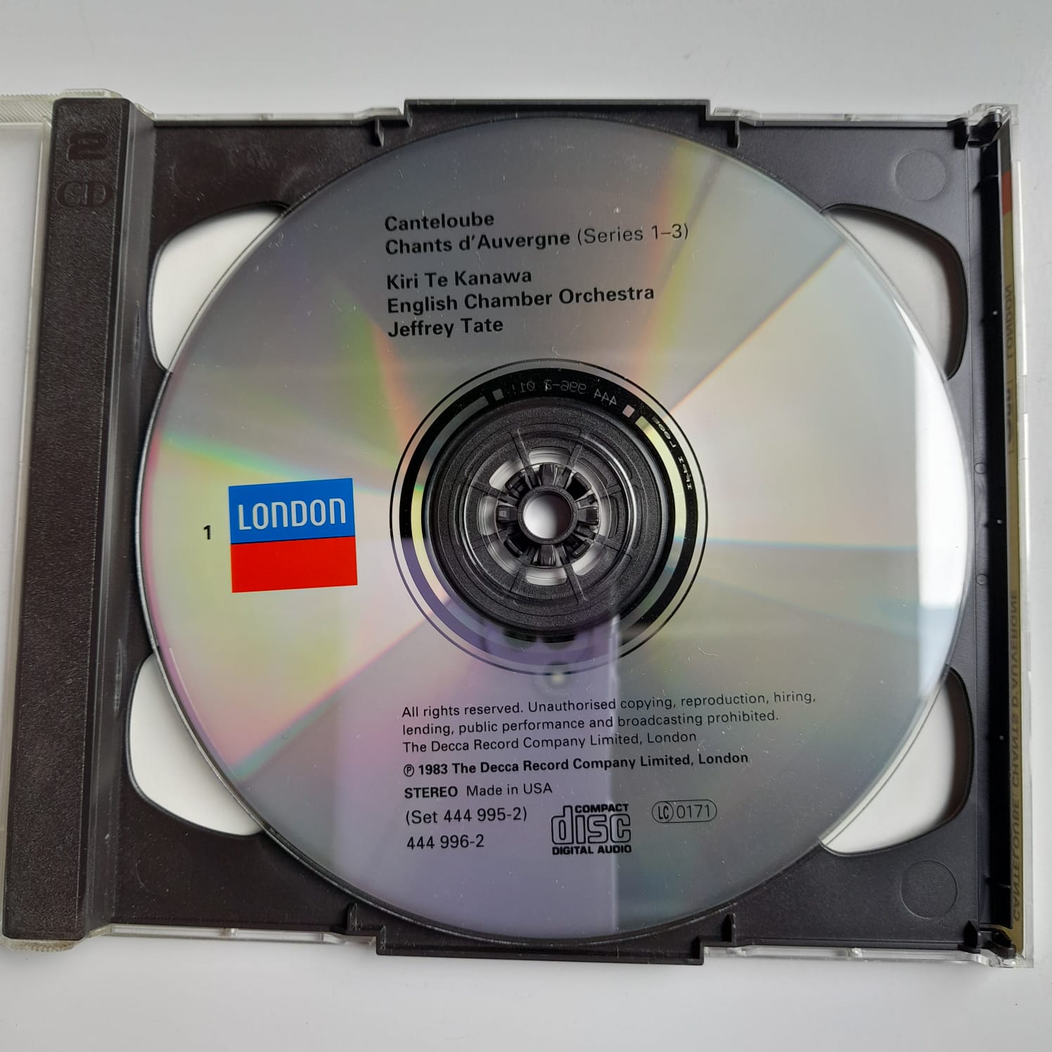CD Kiri Te Kanawa - Canteloube - Chants D'Auvergne + Villa-Lobos - Bachianas No5 - Importado Duplo - Imagem 3