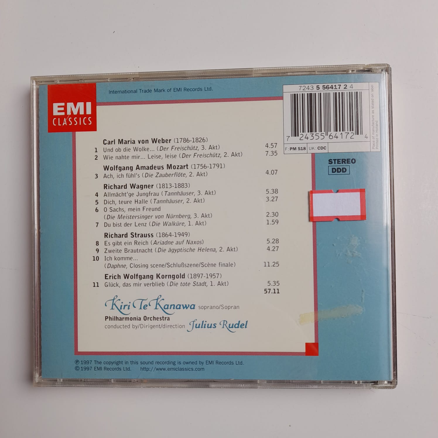 CD Kiri Te Kanawa - German Opera Arias - Importado - Imagem 2