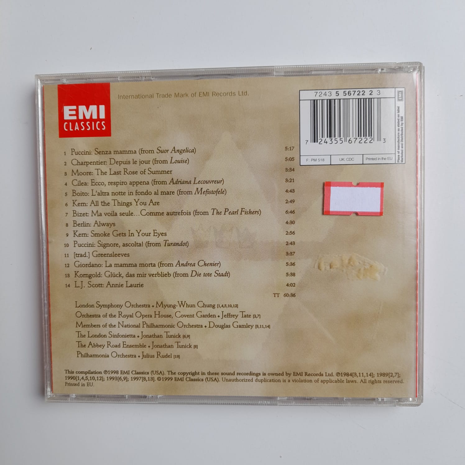 CD Kiri Te Kanawa - Greatest Hits - Importado - Imagem 2