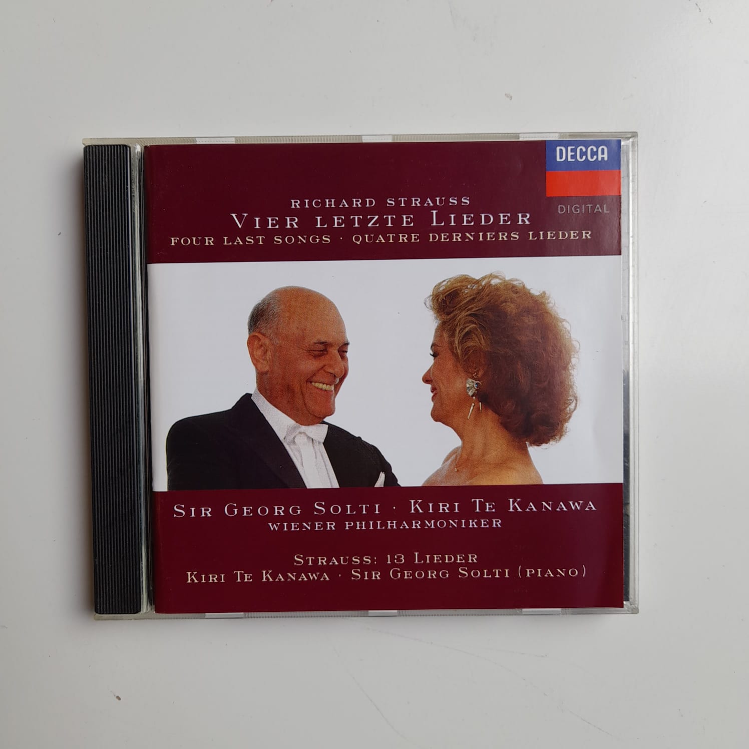 CD Strauss - Vier Letzte Lieder - Kiri Te Kanawa - Sir Georg Solti - Importado