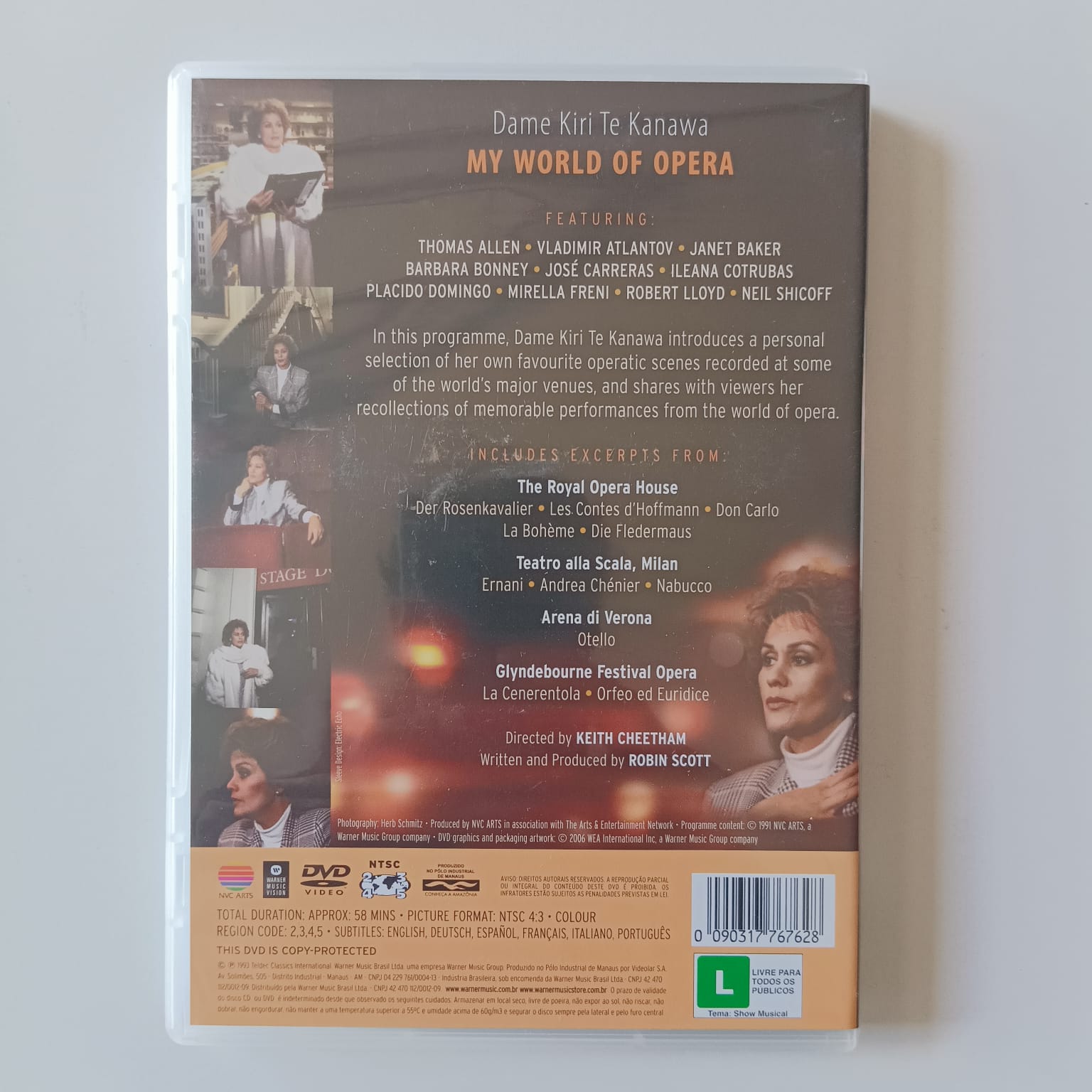 DVD Dame Kiri Te Kanawa - My World of Opera - Imagem 2