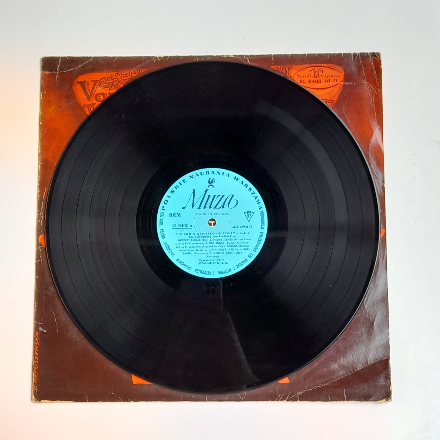 LP Louis Armstrong & His Hot Five – The Louis Armstrong Story Vol. 1 - Importado - Imagem 3