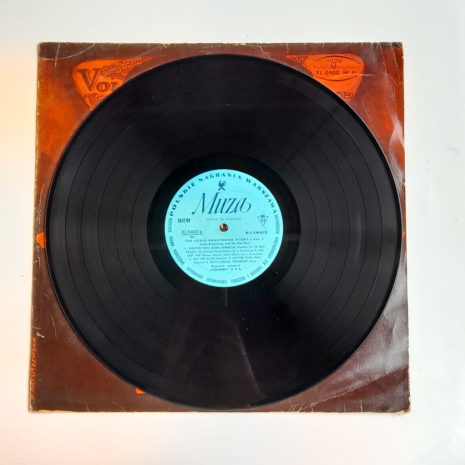 LP Louis Armstrong & His Hot Five – The Louis Armstrong Story Vol. 1 - Importado - Imagem 4