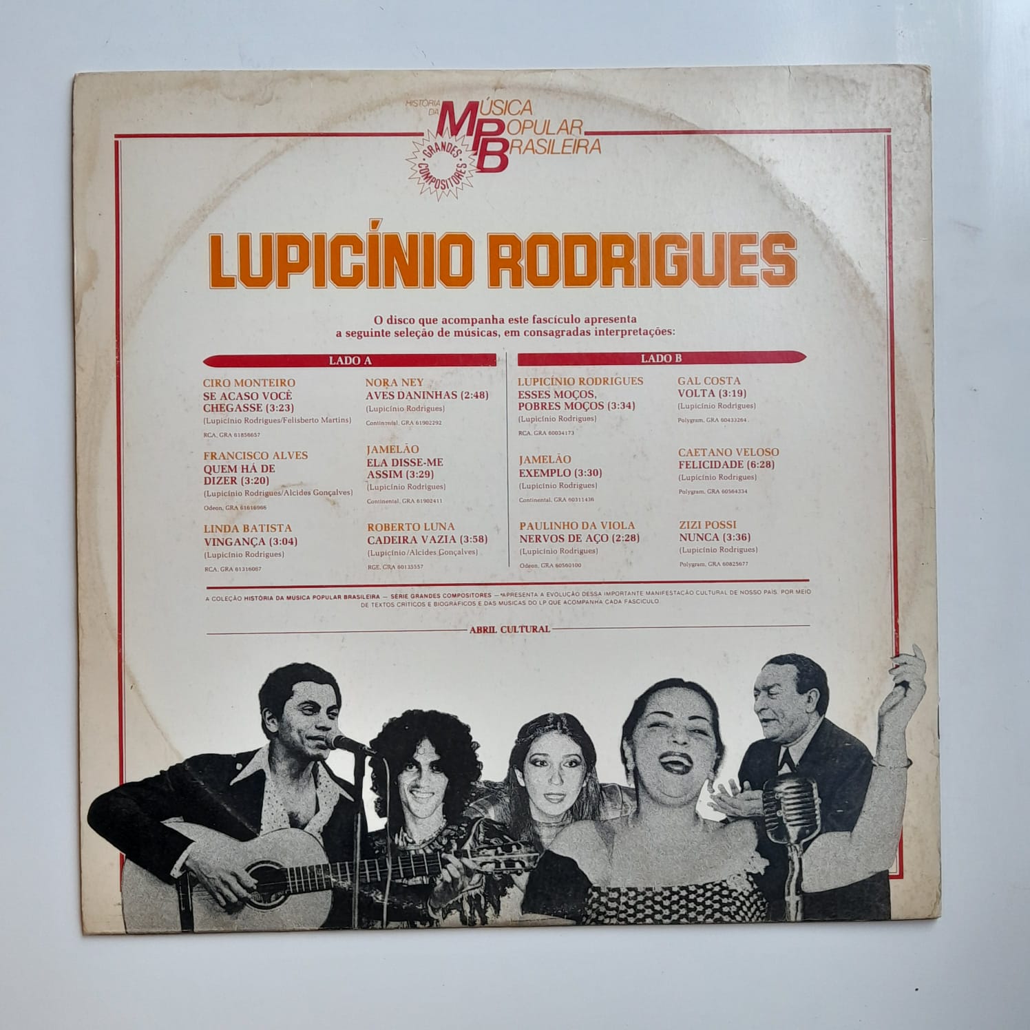 LP Lupicínio Rodrigues - História Da Música Popular Brasileira - Imagem 2