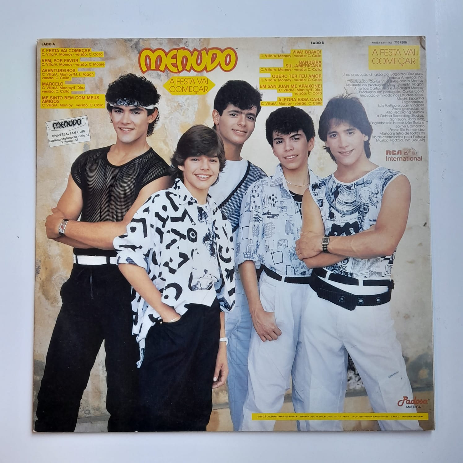LP Menudo – A Festa Vai Começar - Imagem 2