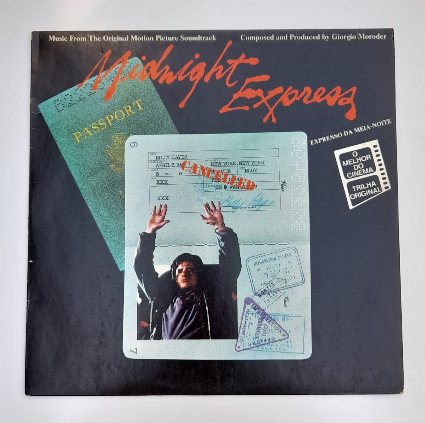 LP Giorgio Moroder – Midnight Express (Expresso Da Meia-Noite/Trilha Sonora)