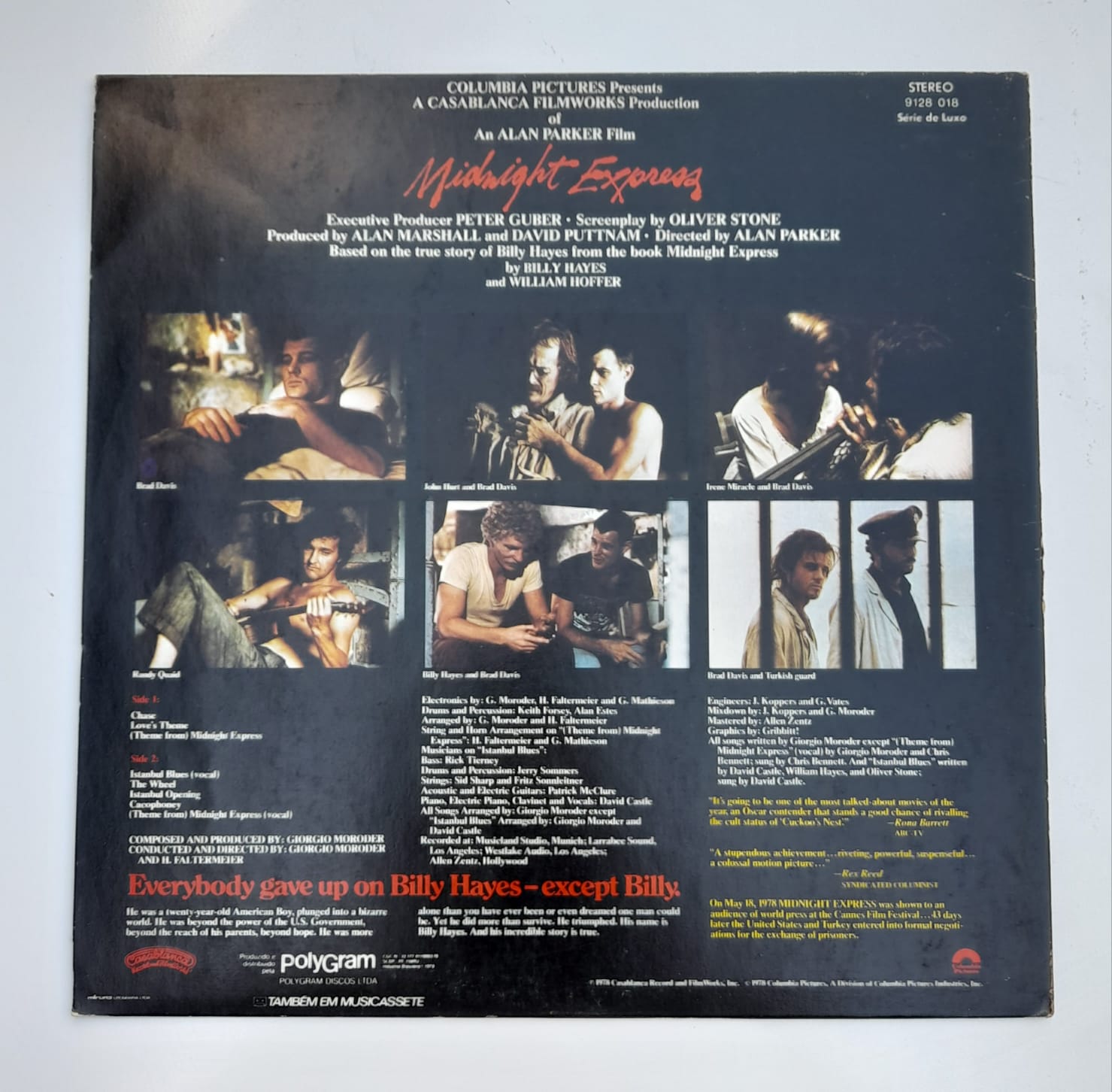 LP Giorgio Moroder – Midnight Express (Expresso Da Meia-Noite/Trilha Sonora) - Imagem 2