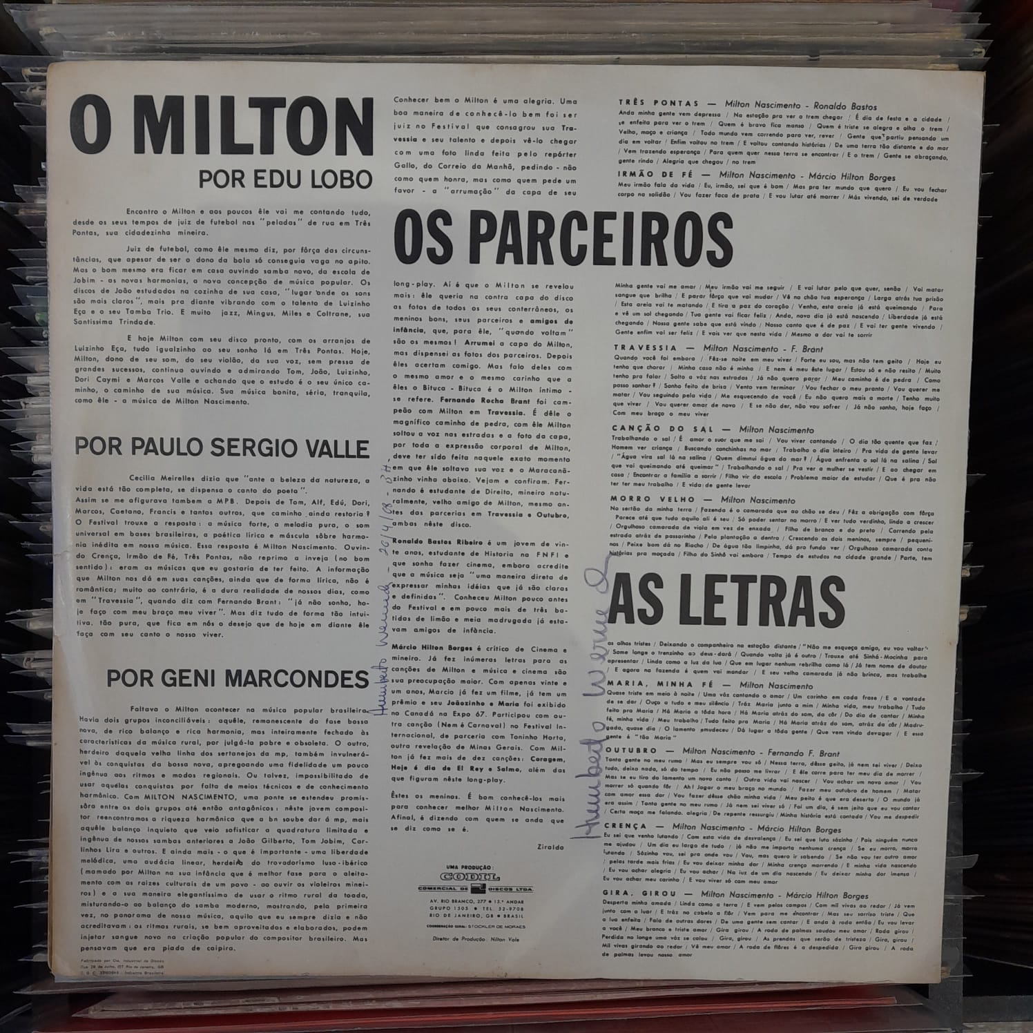 LP Milton Nascimento - Imagem 2