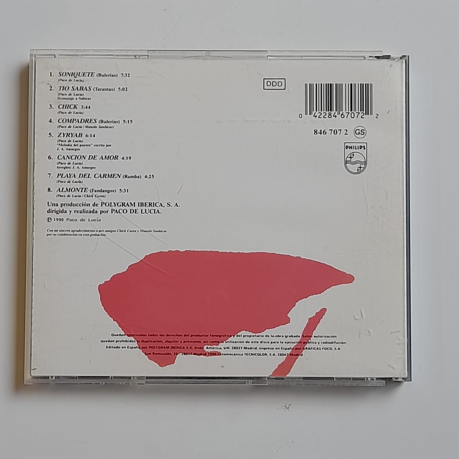 CD Paco De Lucia – Zyryab - Imagem 2