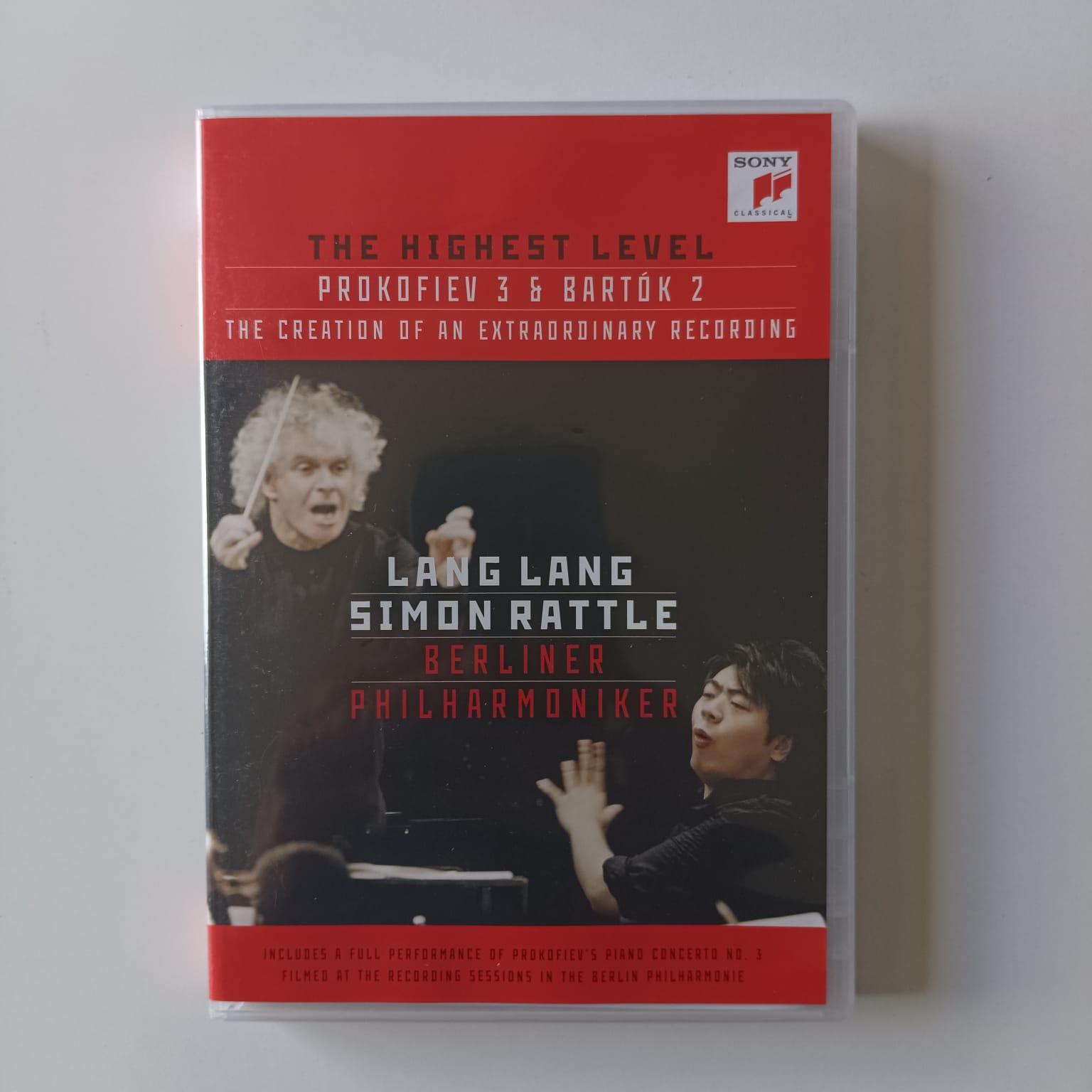 DVD Lang Lang - Prokofiev 3 - The Highest Level - Reg: Sir Somon Rattle - Importado