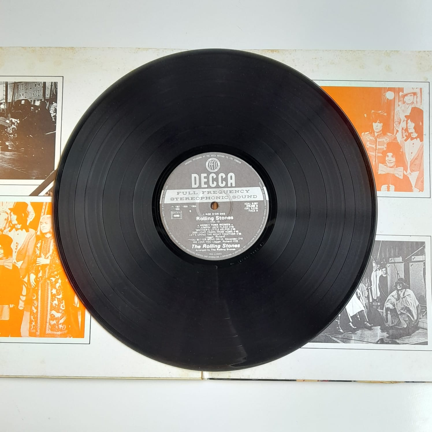 LP Rolling Stones – «L'âge D'or» Des Rolling Stones - Vol 13 - Honky Tonk Women - Importado - Imagem 3