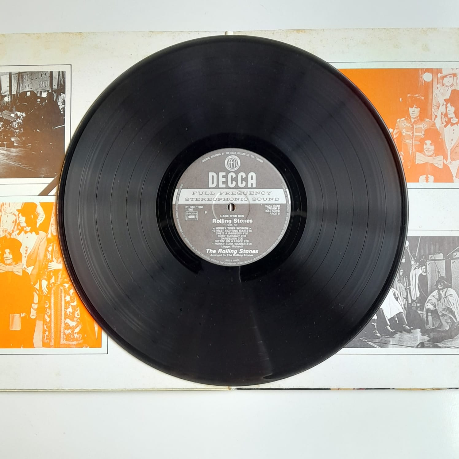 LP Rolling Stones – «L'âge D'or» Des Rolling Stones - Vol 13 - Honky Tonk Women - Importado - Imagem 4