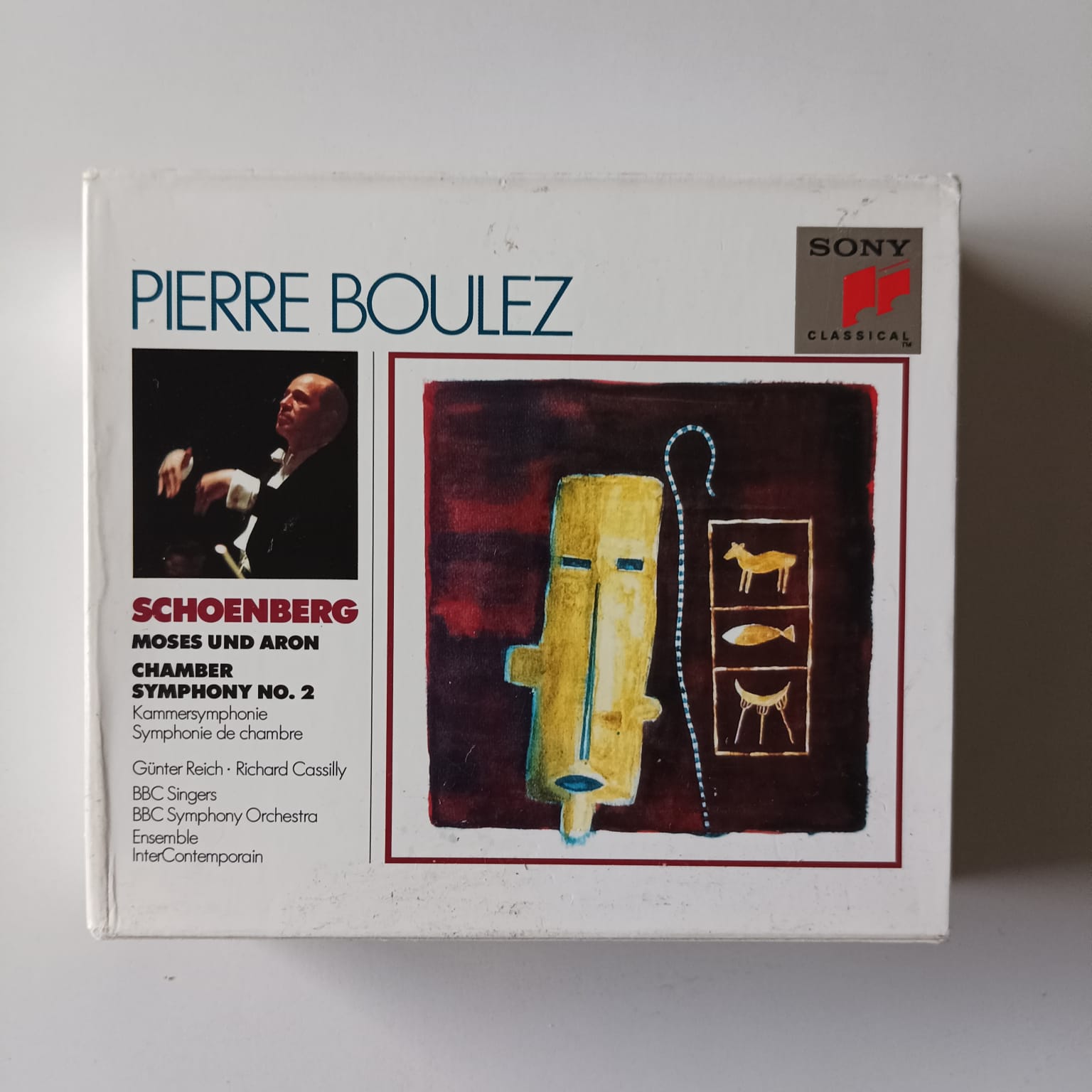 Box CD Schoenberg - Moses Und Aron - Reg: Pierre Boulez - Importado - 2CDs