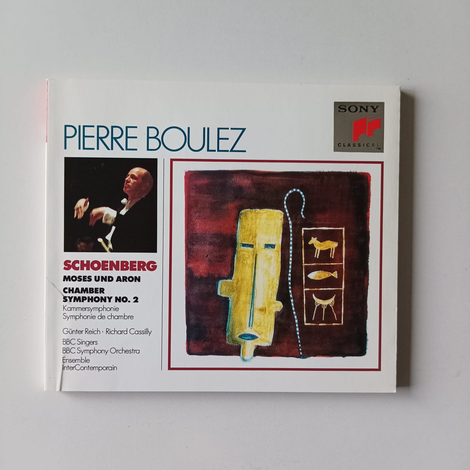 Box CD Schoenberg - Moses Und Aron - Reg: Pierre Boulez - Importado - 2CDs - Imagem 5