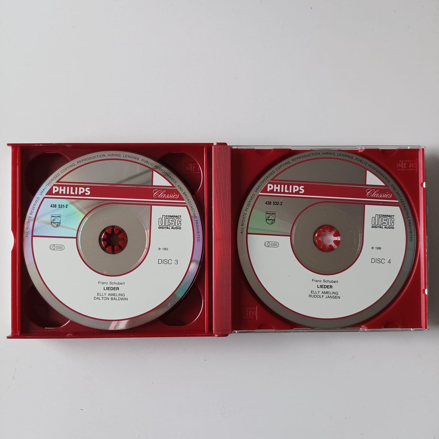 Box CD Schubert - Lieder - Elly Ameling - Importado - 4CDs - Imagem 4