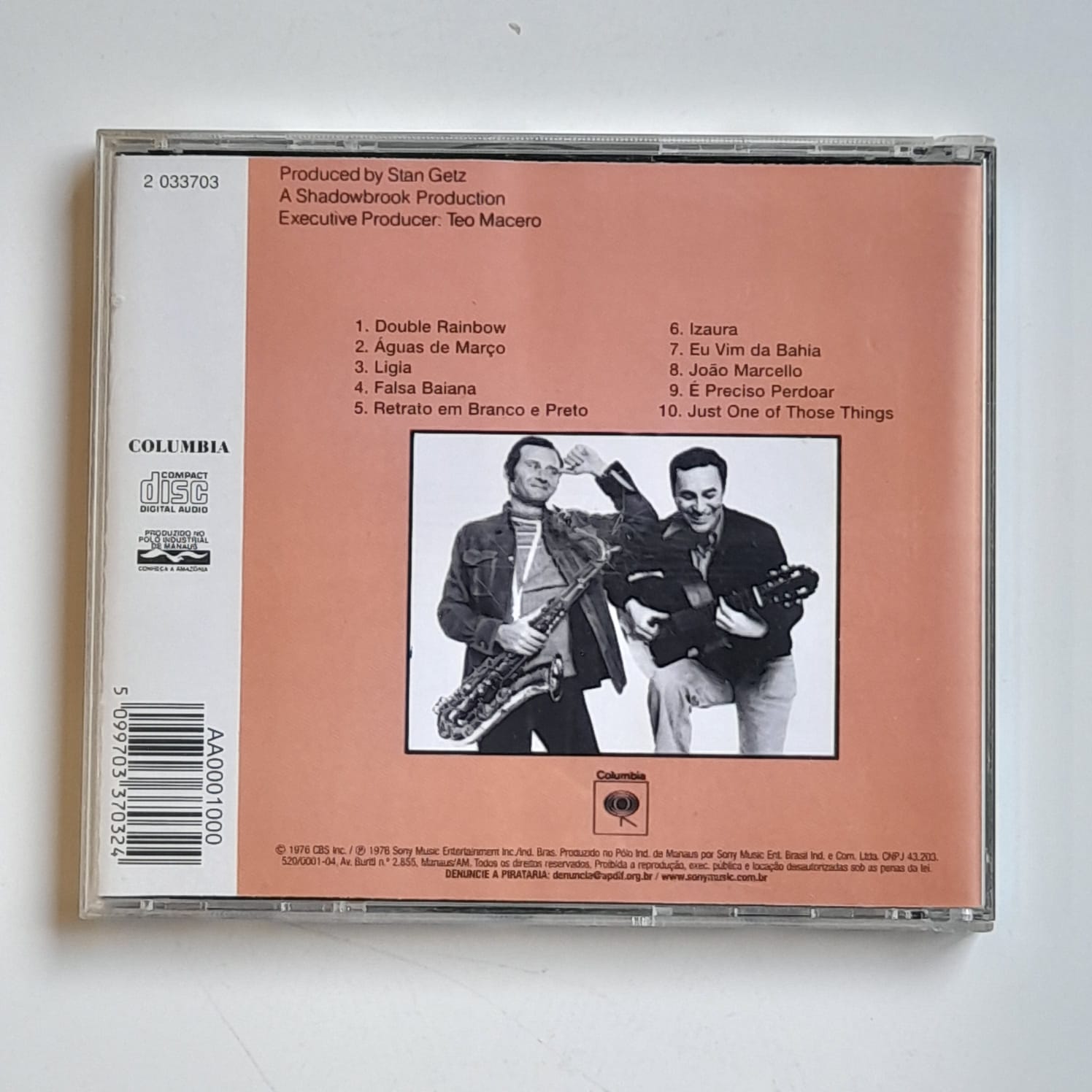 CD Stan Getz – The Best Of Two Worlds • Featuring Joao Gilberto - Imagem 2